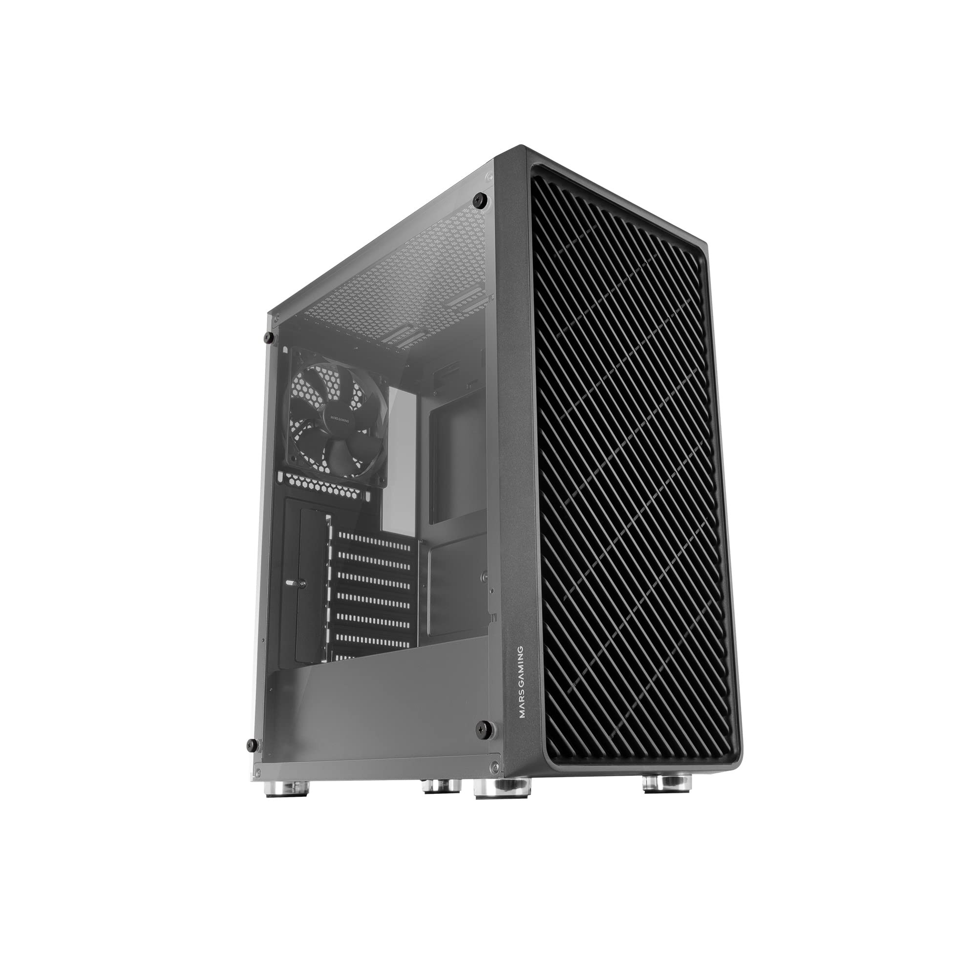 Mars Gaming MC-3000 - Semitower Gaming ATX, Nero