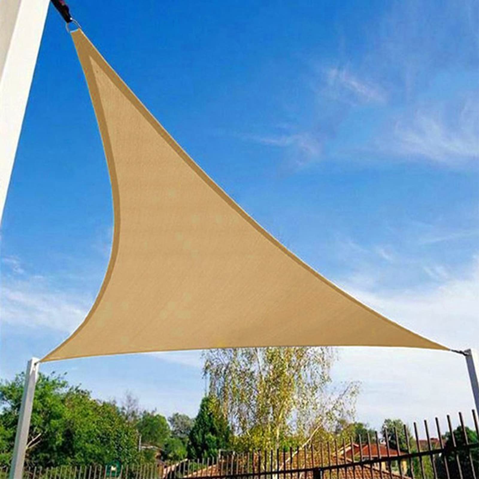 Haikus Tenda a Vela Impermeabile Triangolare 5x5x7,1m, Sabbia