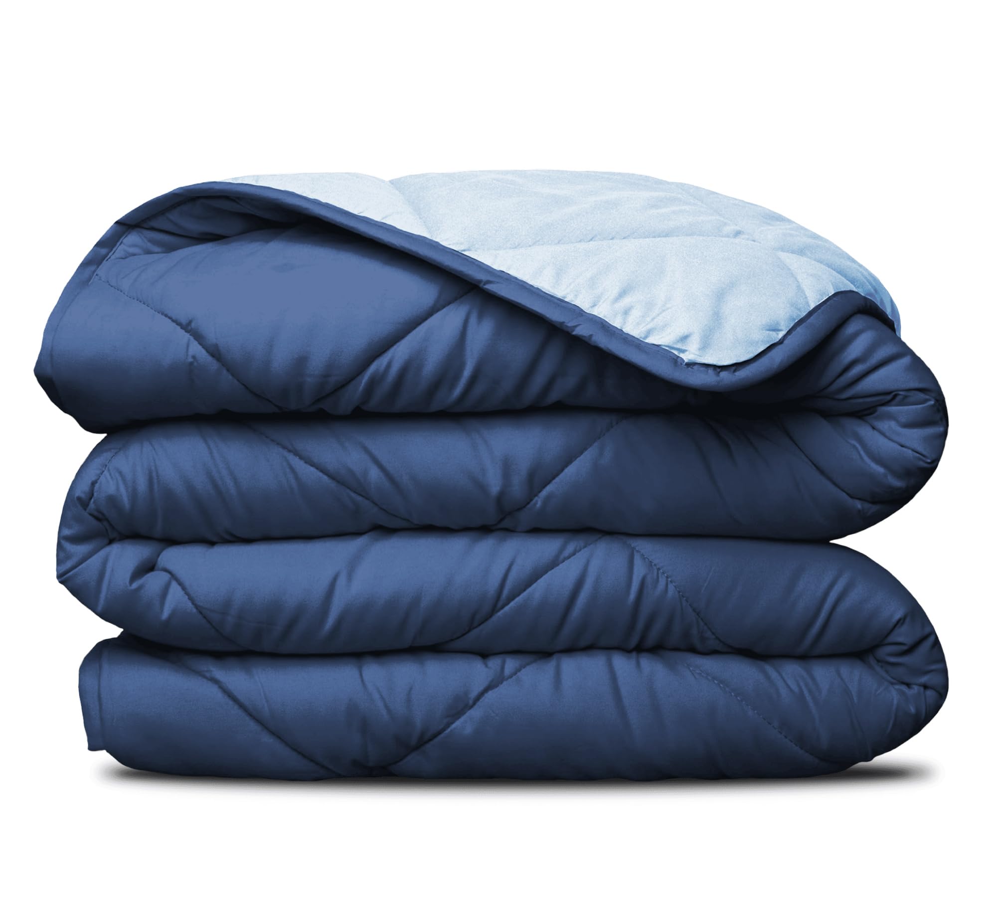 Viscosoft Trapunta Reversibile Matrimoniale XL, Azzurro/Blu Navy