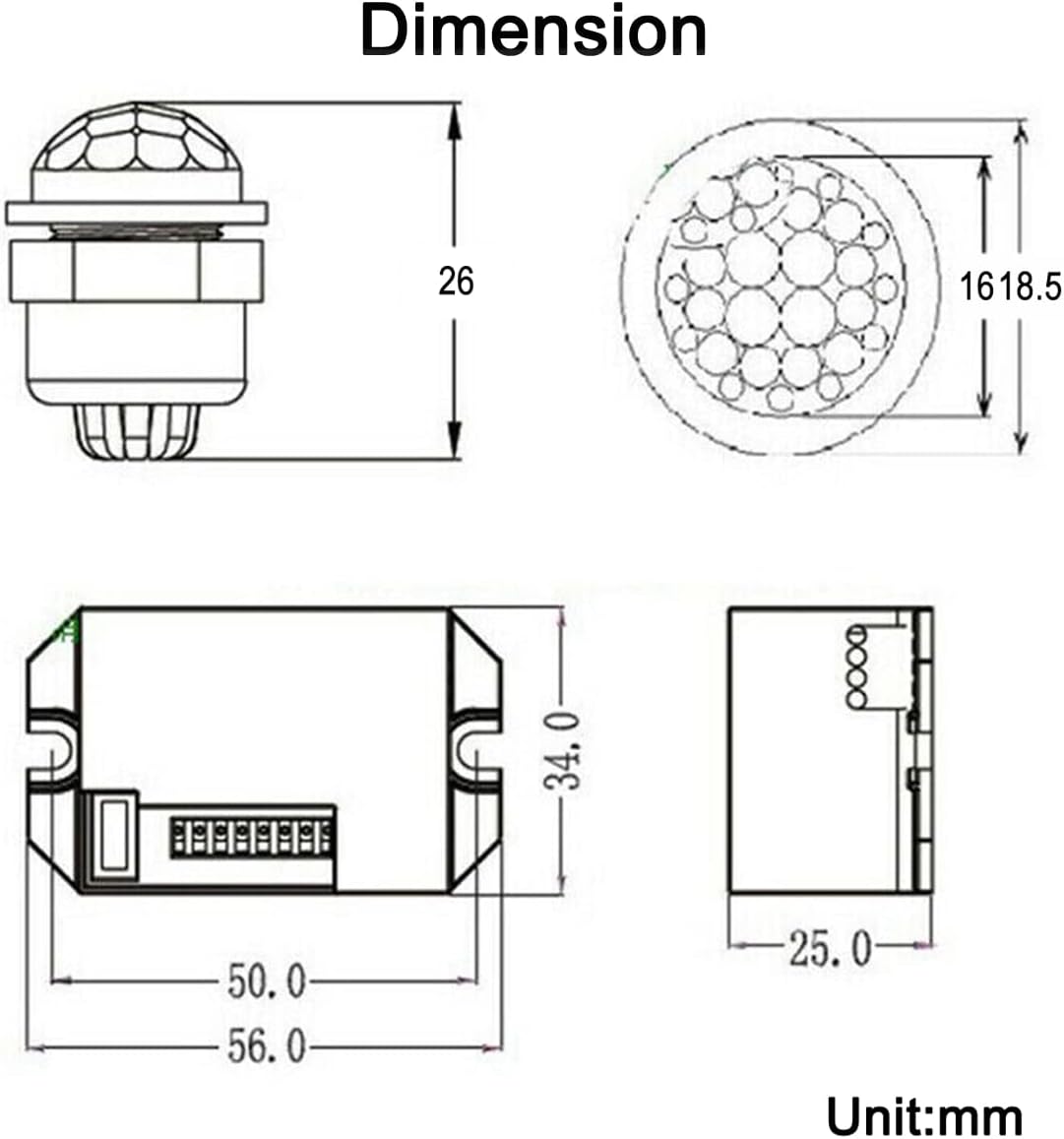 Greluma 2 Pz Interruttore Sensore Infrarossi 220V - immagine 6