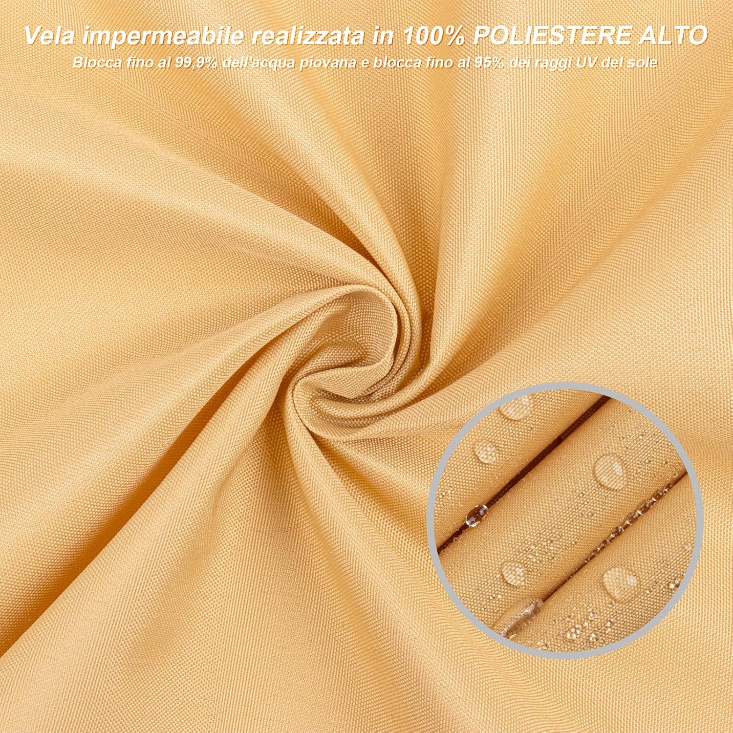 Heng Feng Tenda a Vela Impermeabile Rettangolare - immagine 2