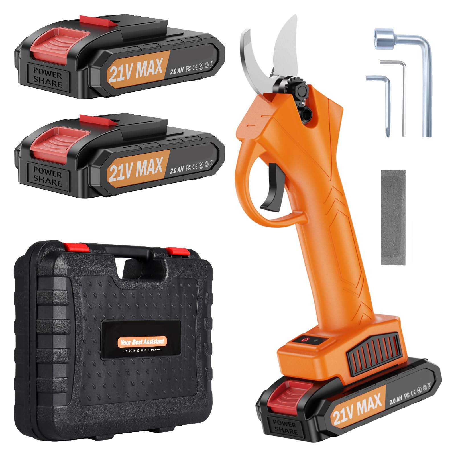 Xiazir Forbici Potatura a Batteria 30 mm