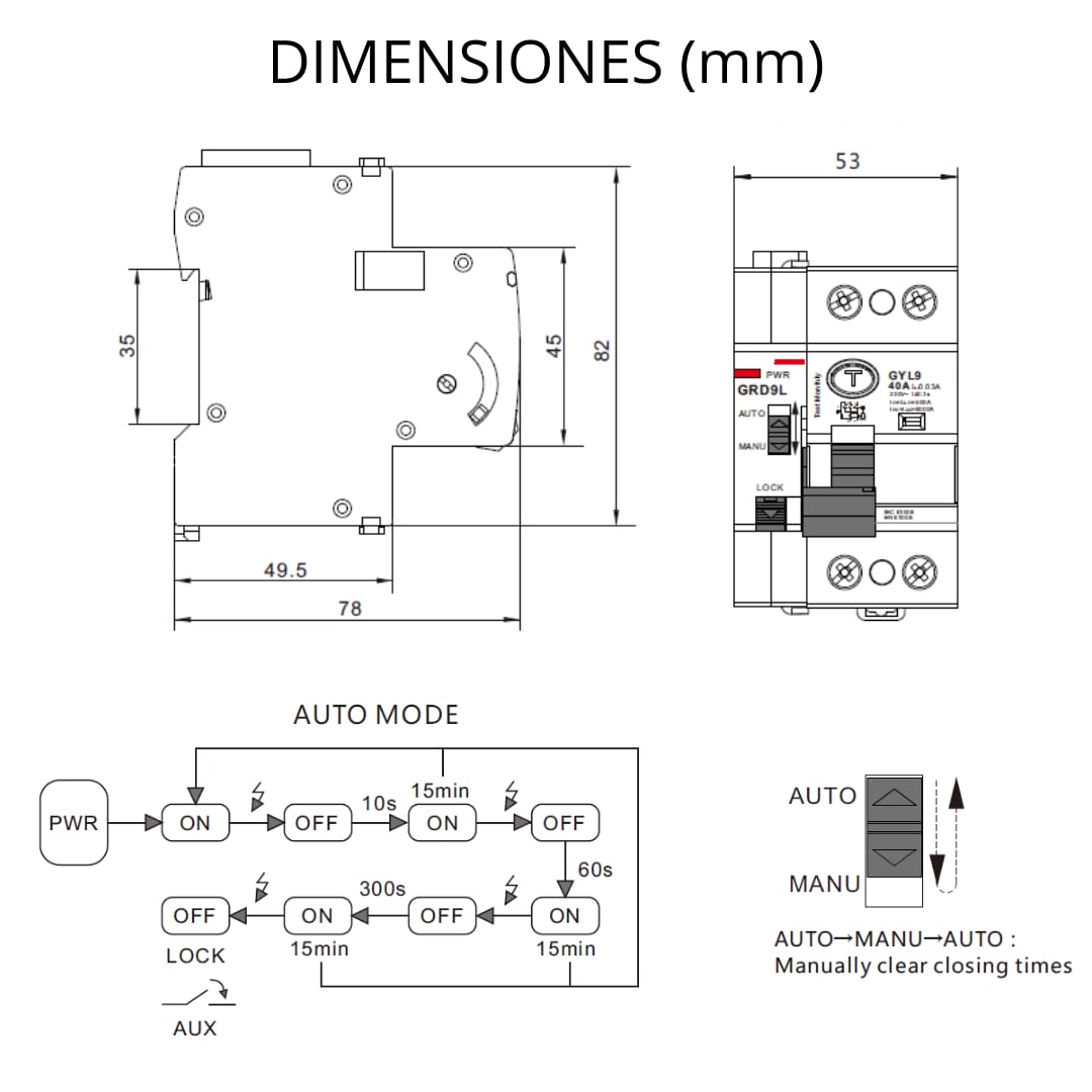 Le Garage - Differenziale Auto Riarmabile 2P 40A 30mA - immagine 3