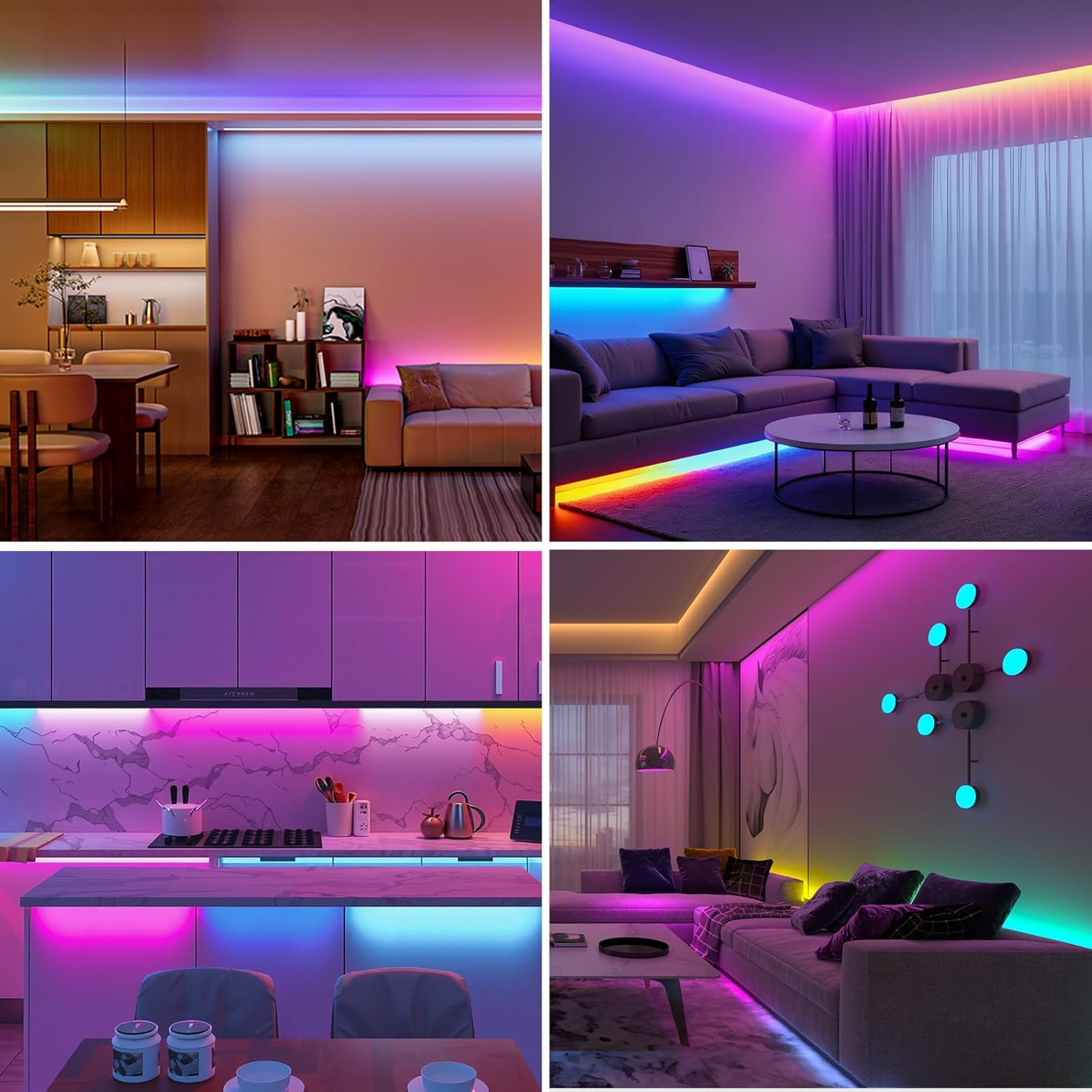 Btf-lighting SK6812RGBW Striscia LED 5m 60 LED/m - immagine 7