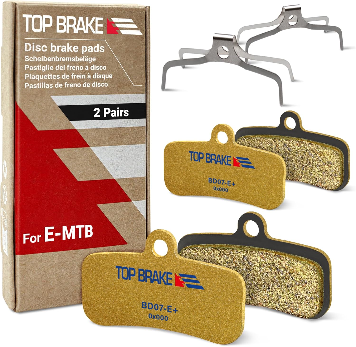 Top Brake Pastiglie Freno a Disco per Shimano 4 Piston - immagine 1