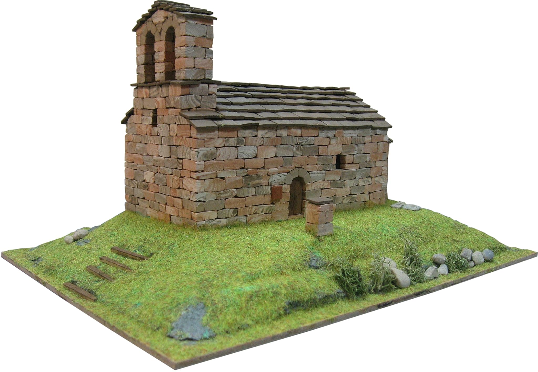 DOMUS-KITS Domus Kits40504 Romanica 27 St. Quirc De Durro Churche, Modellino in Scala 1:87, Multicolore
