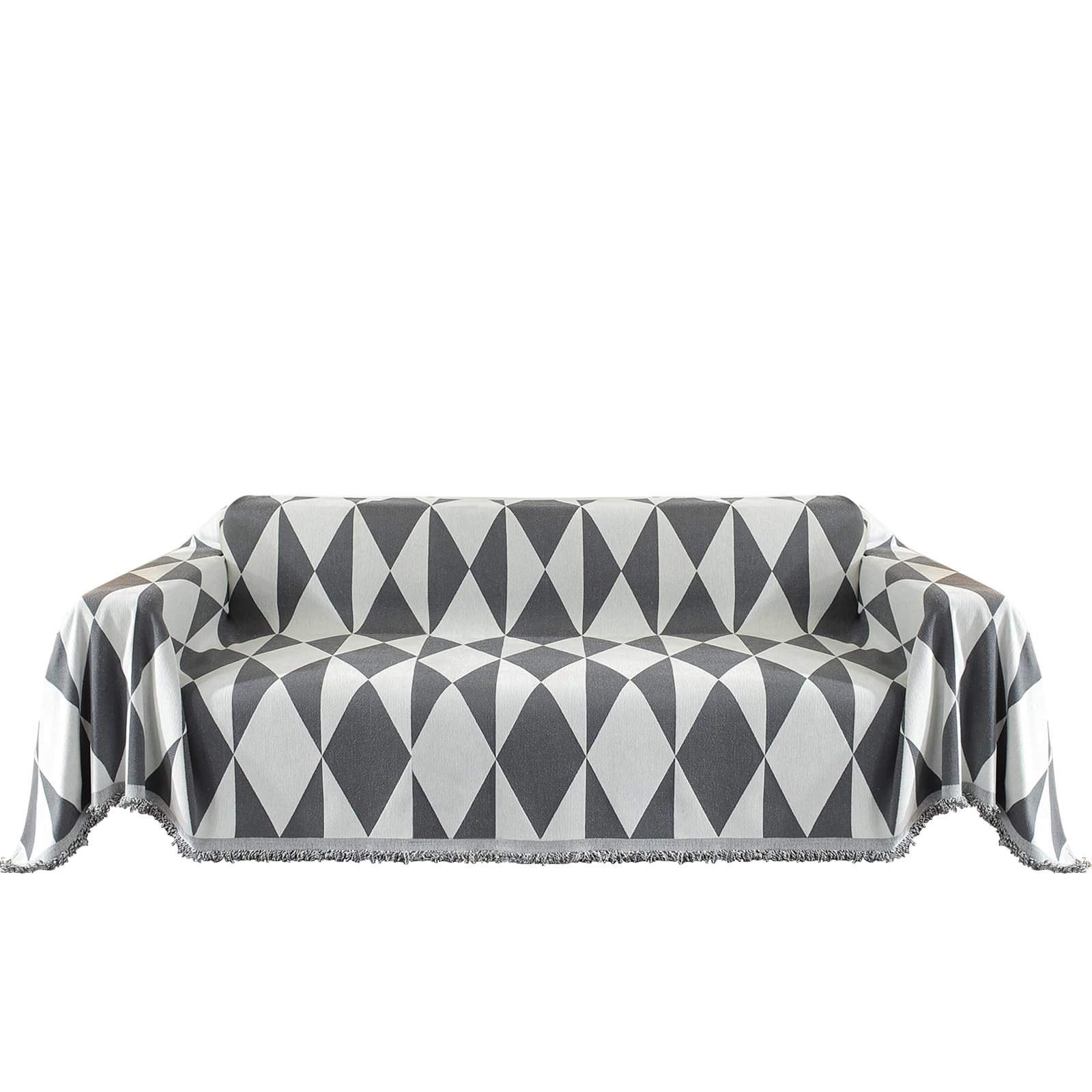 Ystyle Telo Copridivano 4 Posti 180x380 CM, Grigio Scuro