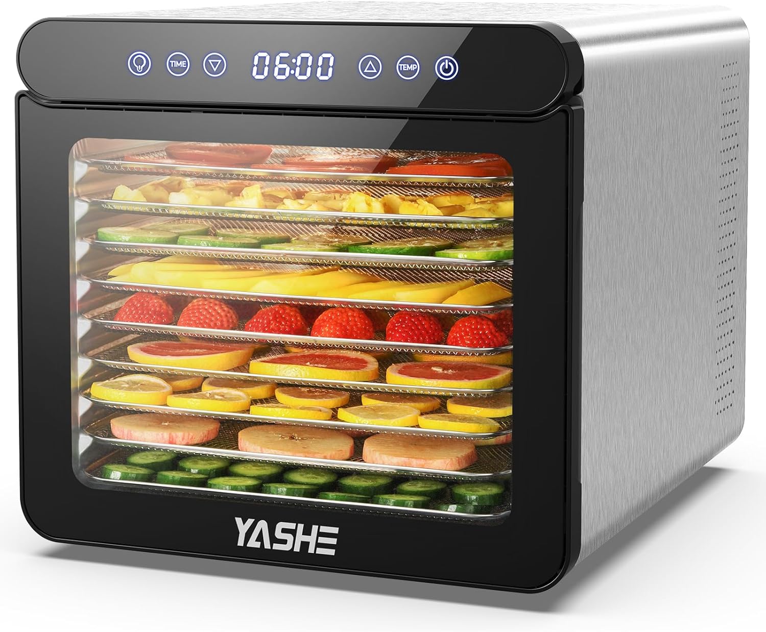 Yashe Essiccatore Alimentare 800W con Display LED - immagine 1