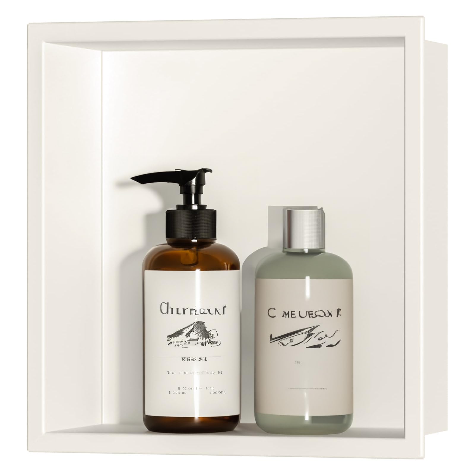 Sunrik Nicchia Doccia Incasso Acciaio Inox 30x30x10cm