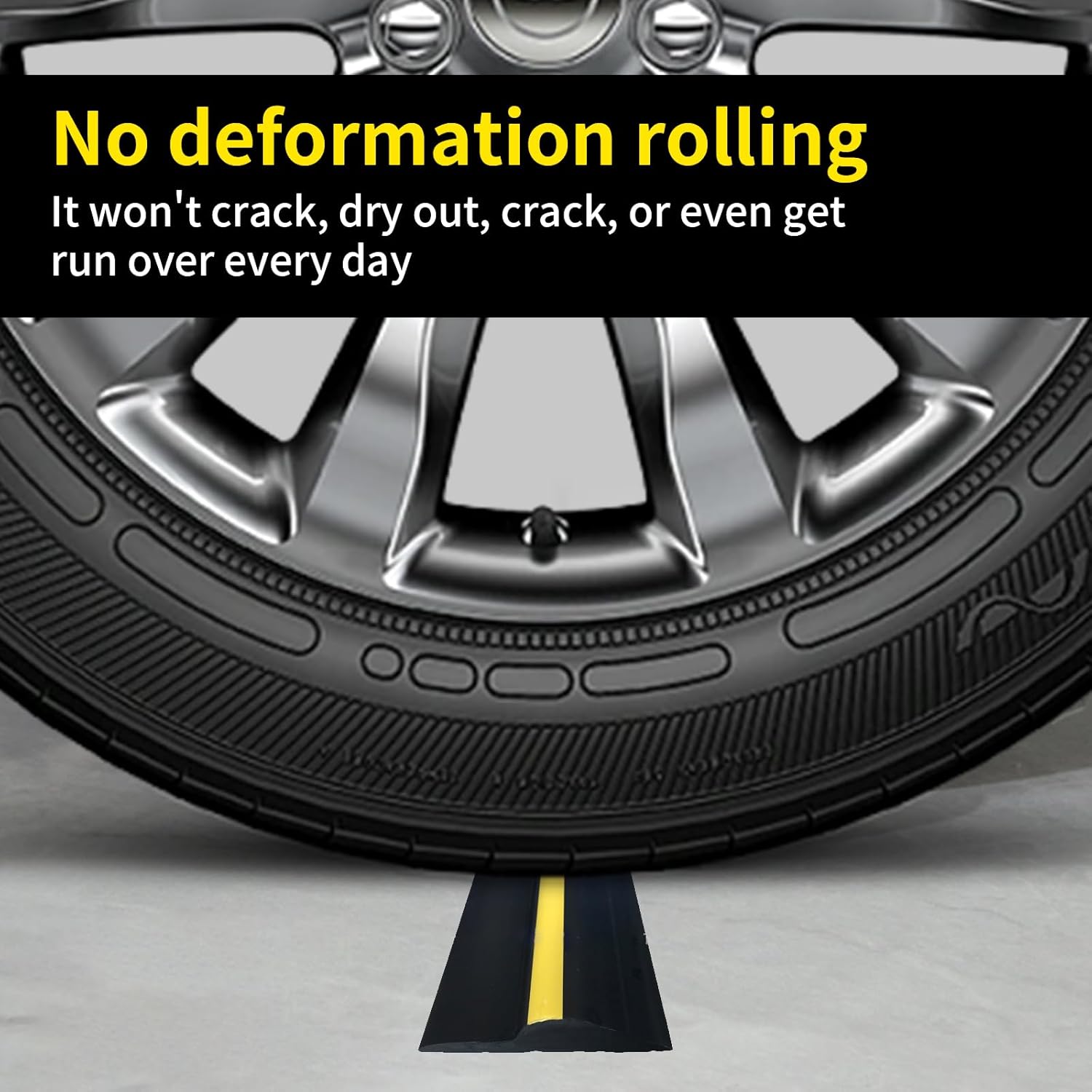 Guarnizione Soglia Porta Garage 6M, Nera - immagine 6