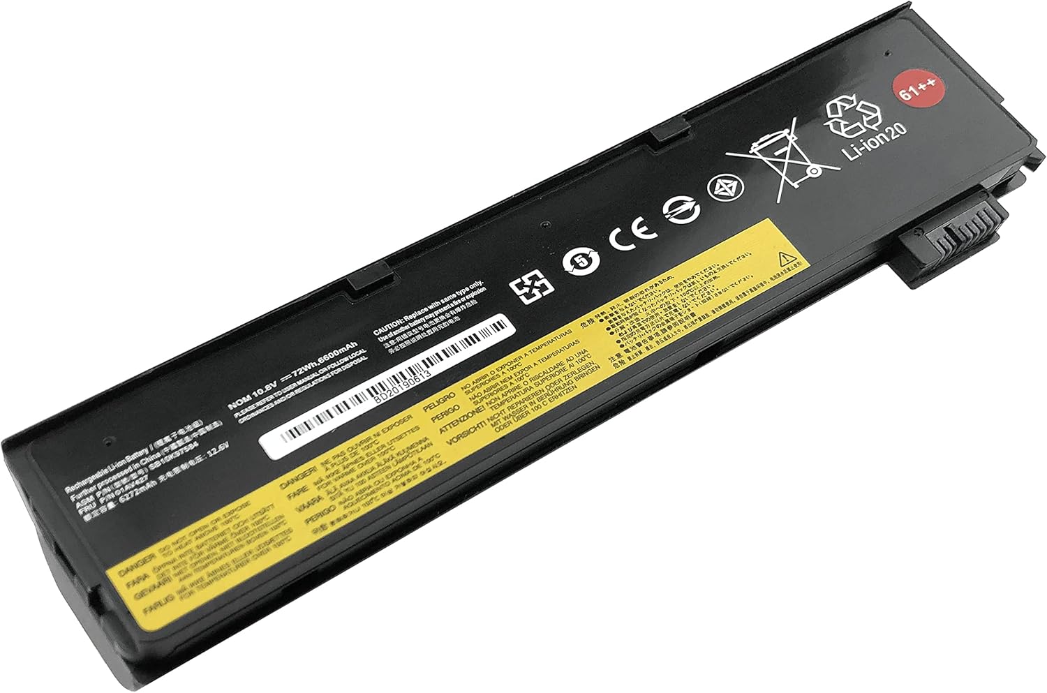 Batteria Ricambio Lenovo ThinkPad T470 T480 72Wh - immagine 3