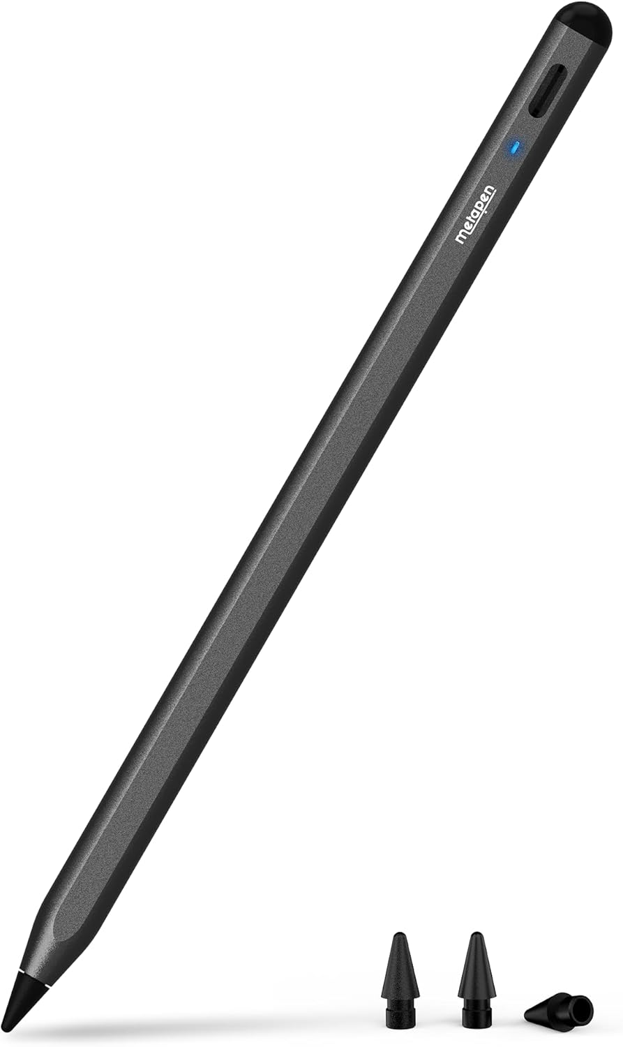 Metapen Penna A8 Compatibile con Apple iPad 2018-2025, Nero - immagine 1