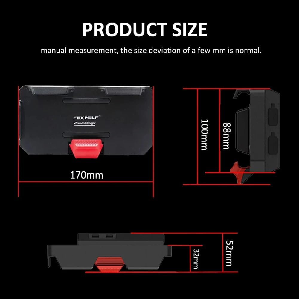 Staffa Navigazione Moto con Ricarica Wireless - immagine 4