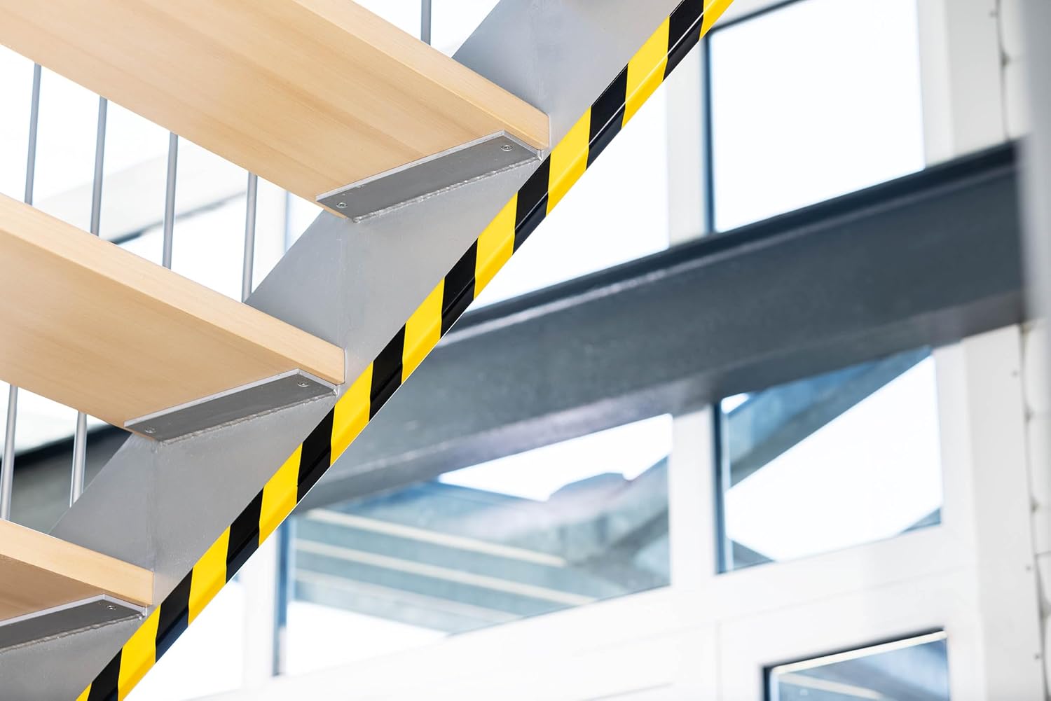 Durable Profili Paracolpi per Spigoli E8, Giallo/Nero - immagine 3