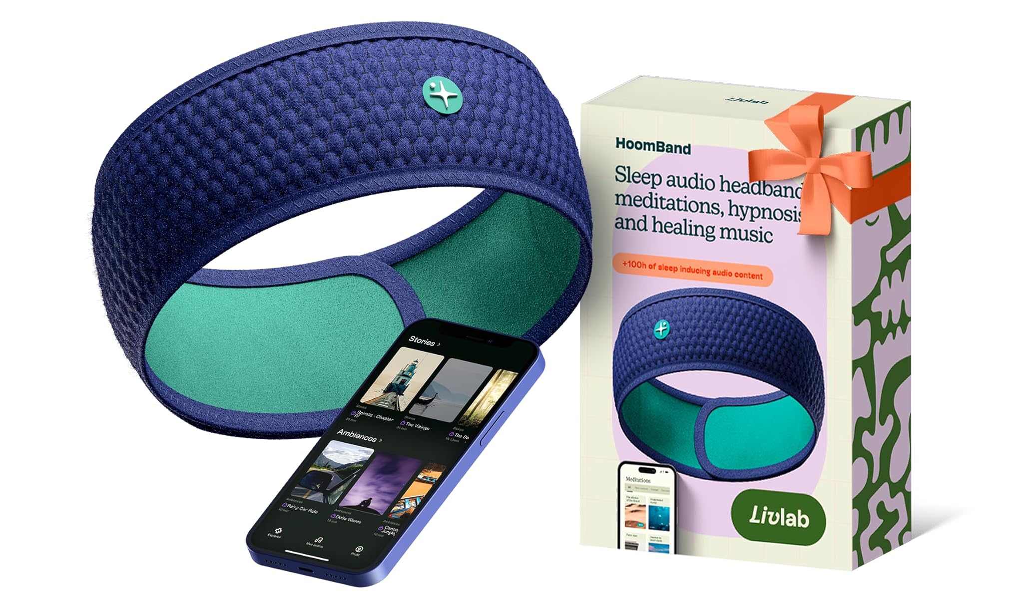 HoomBand - Cuffie Bluetooth Sleep Fascia
