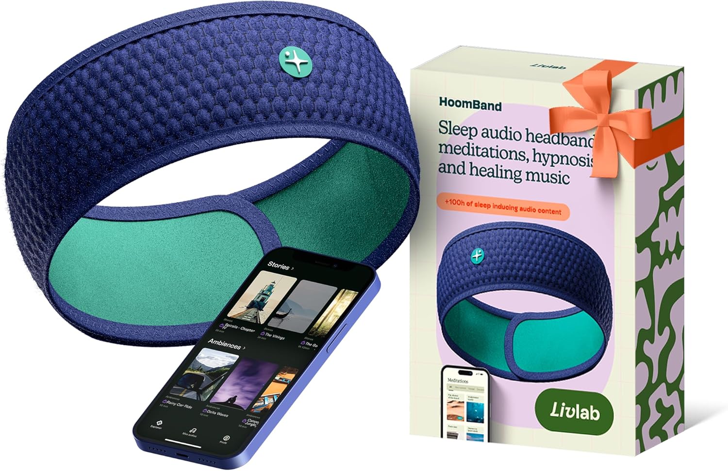 HoomBand - Cuffie Bluetooth Sleep Fascia - immagine 1