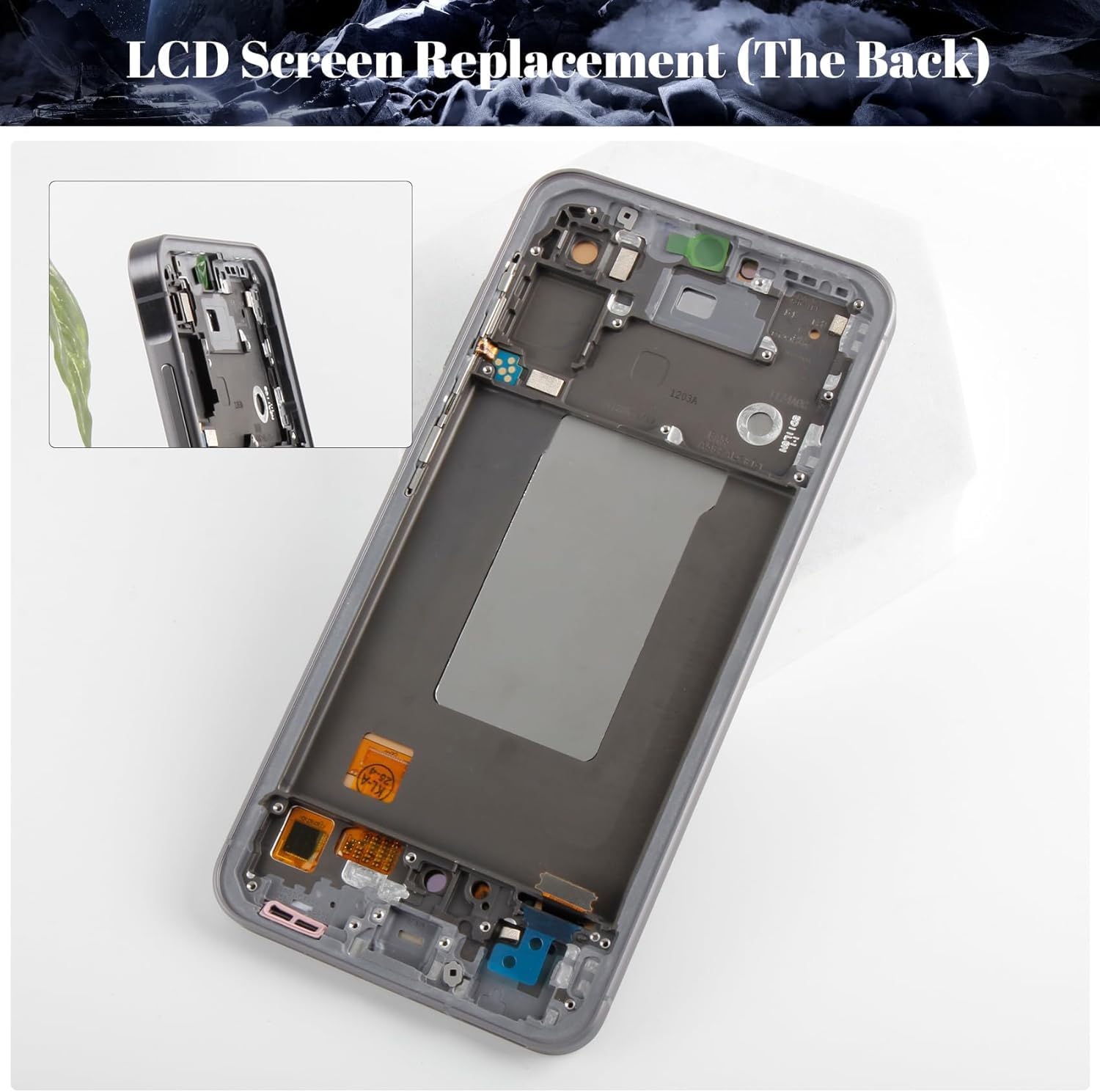 SRJTEK Display LCD OLED per Samsung Galaxy A56 5G - immagine 7