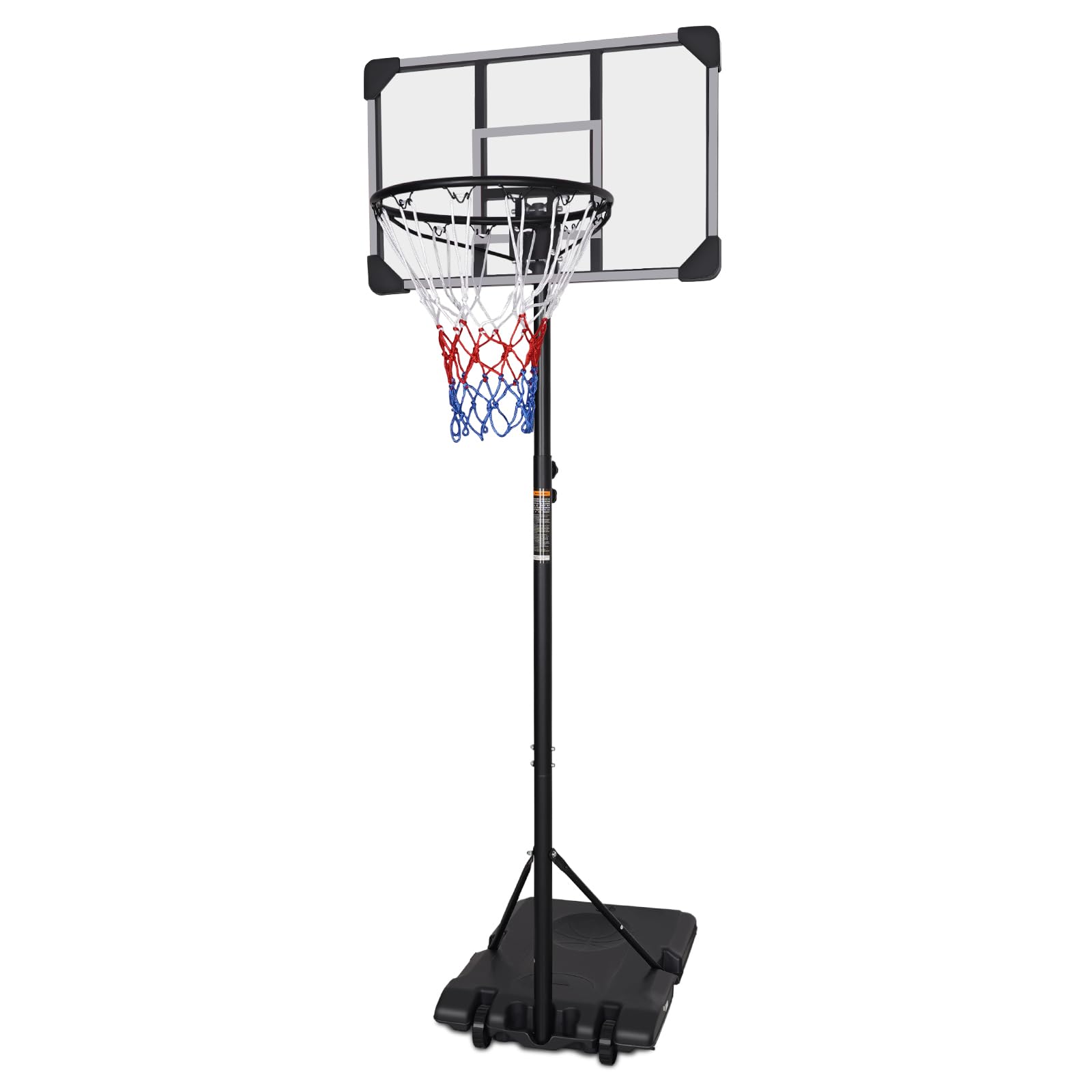 Funjepe Canestro Basket Portatile Autoportante Regolabile