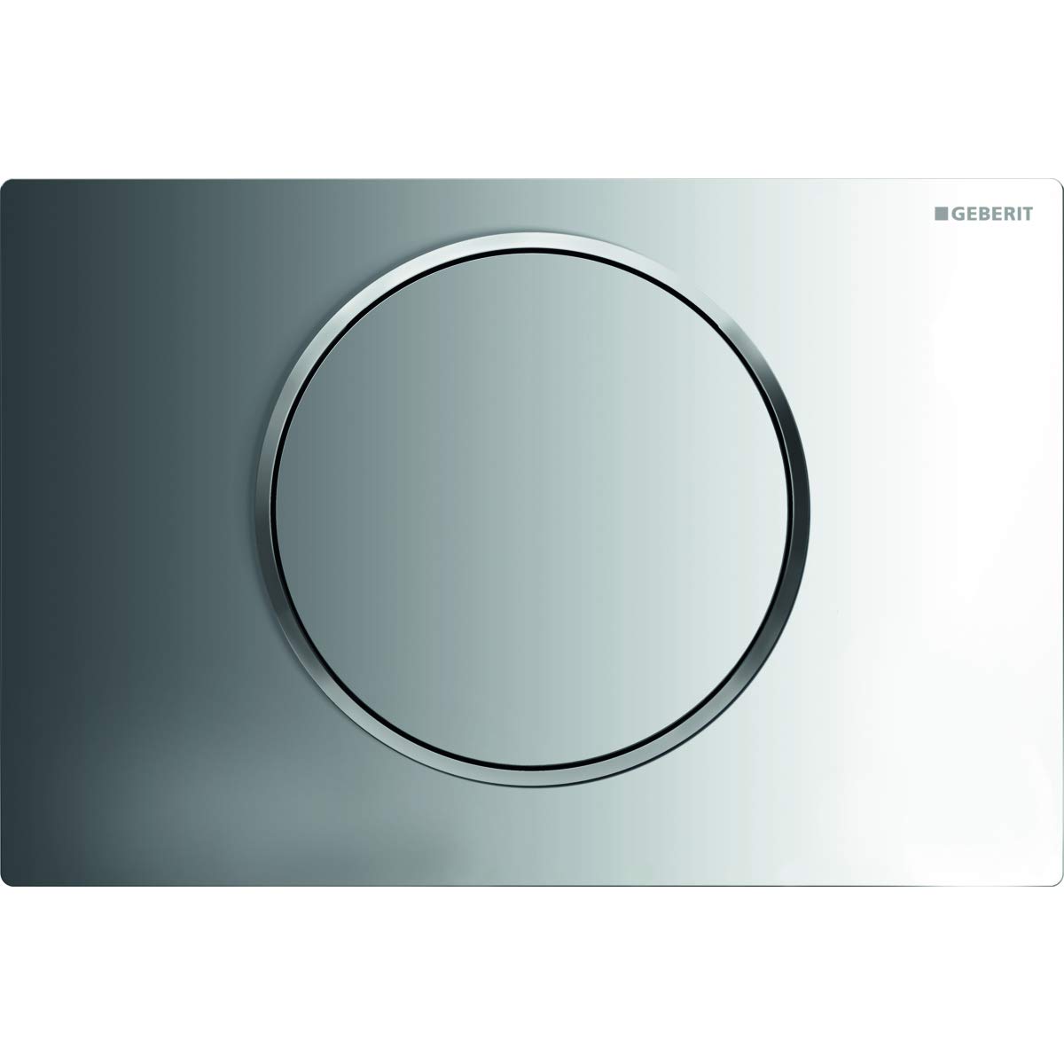 Geberit 115758KH5 Placca di Comando, Cromo Lucido/Cromo Satinato
