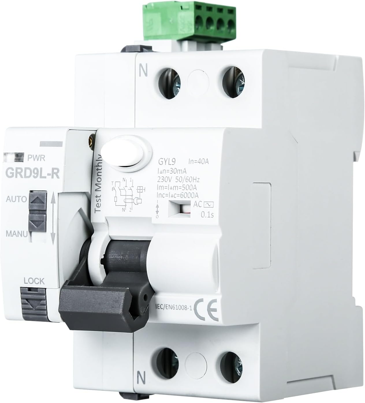 Jadeshay Interruttore Differenziale a Riarmo Automatico 40A - immagine 1