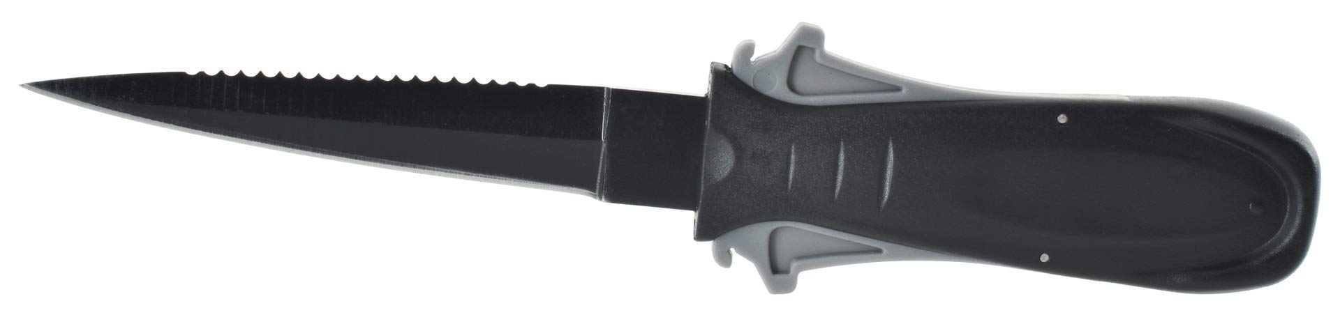 Seac Sharp Coltello di Sicurezza Subacquea 9 cm, Nero