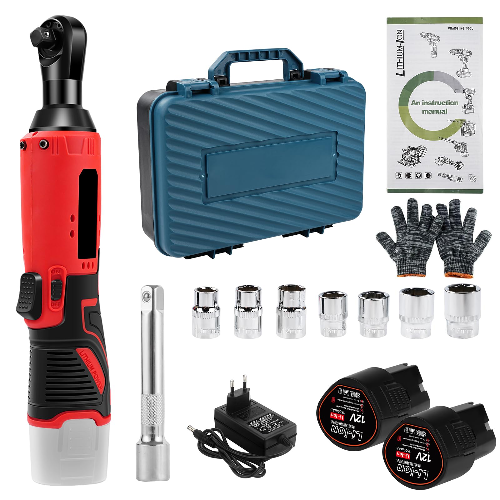 Chiave a Cricchetto a Batteria 3/8" 35Nm 12V