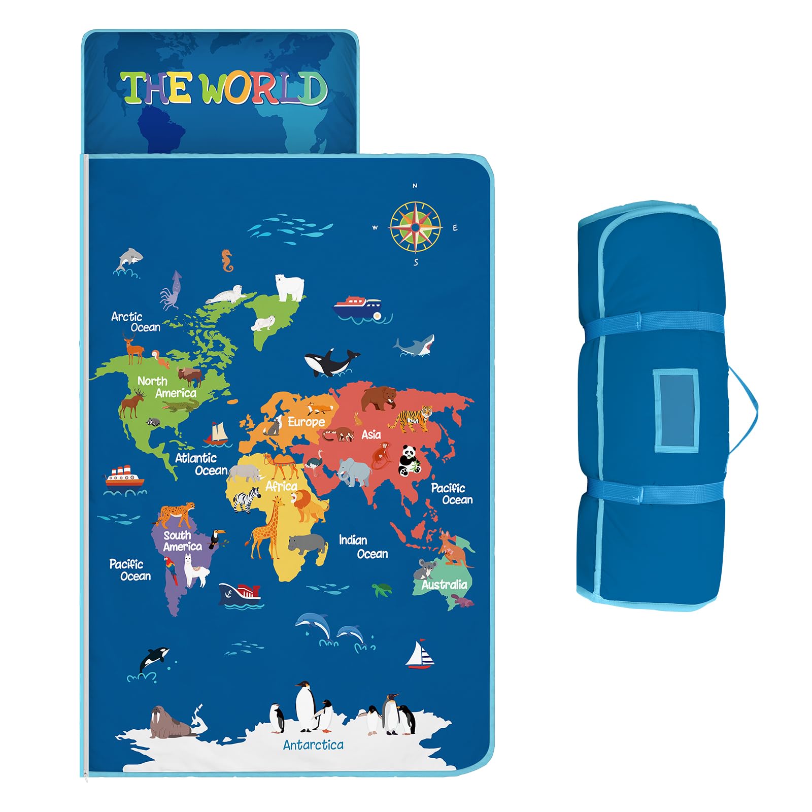 Sacco a Pelo Morbido Nap Mat Caldo per Bambini, Unicorno