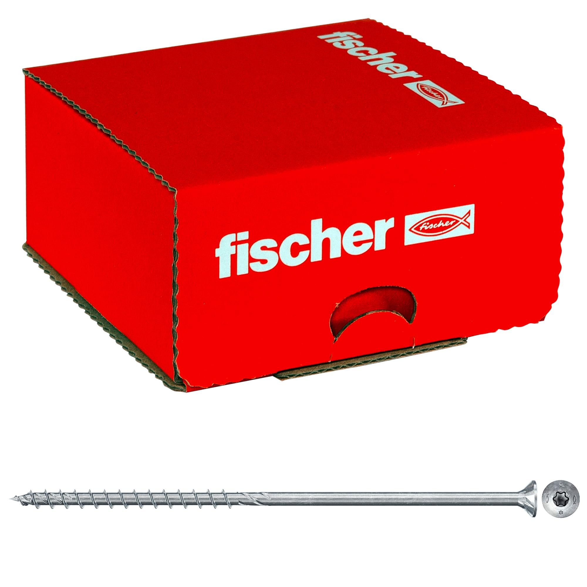 Fischer Viti Power Fast II FPF CTP 6,0x300 per Legno (50 Pz.)