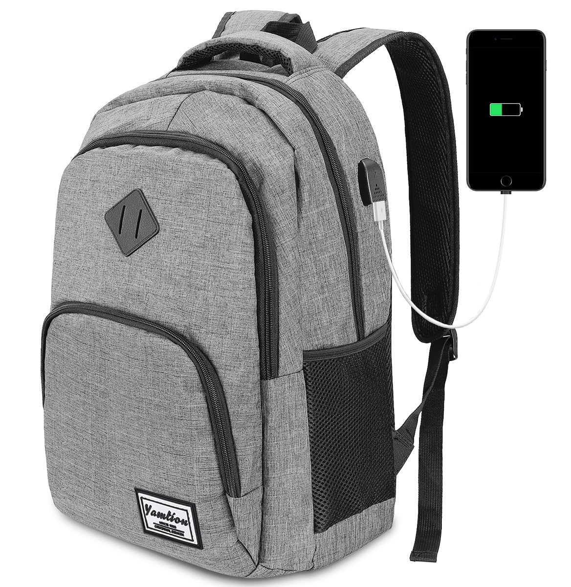 YAMTION Zaini Scuola Unisex con USB