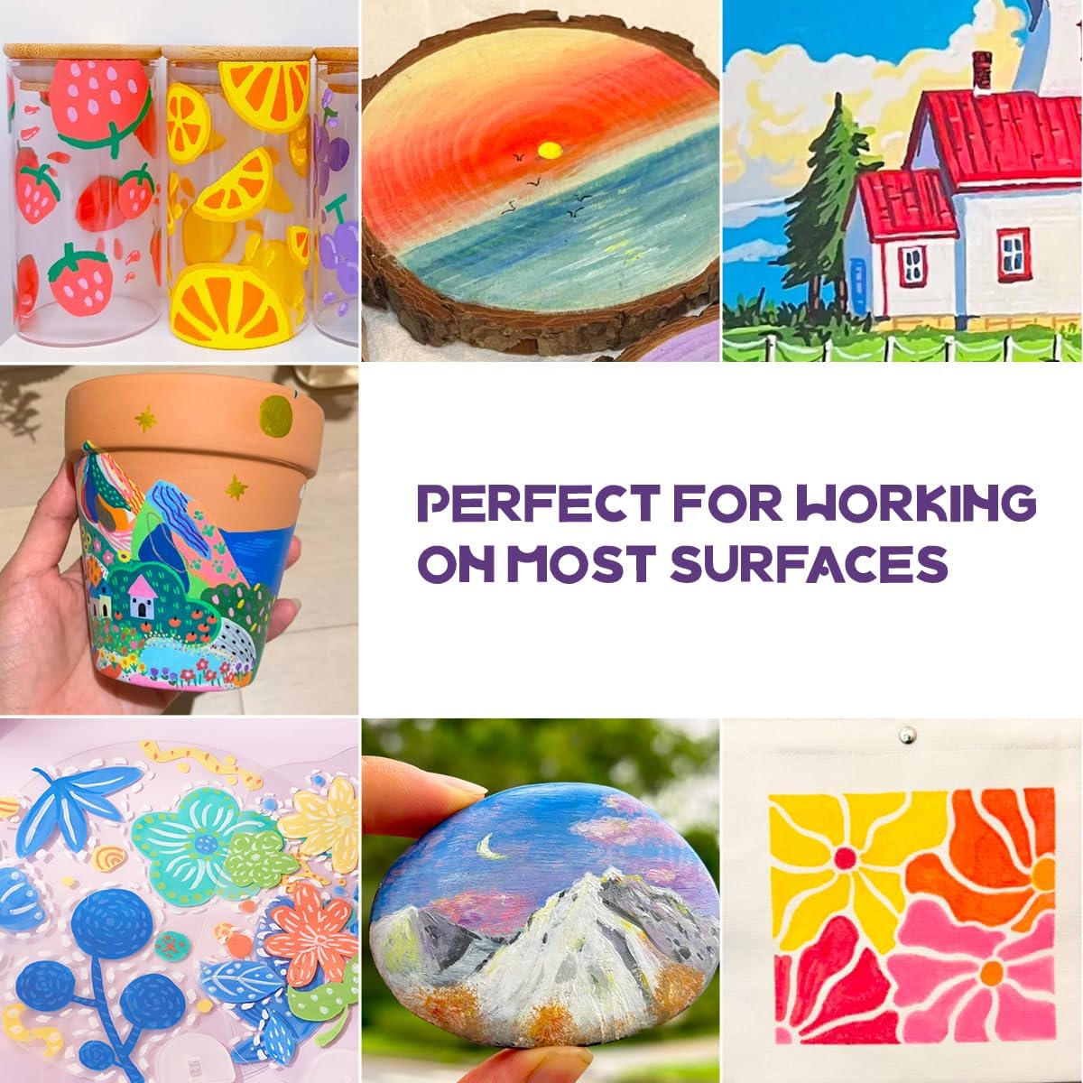 Arrtx Penne per Pittura Acrilica 60A con Punta a Pennello - immagine 6