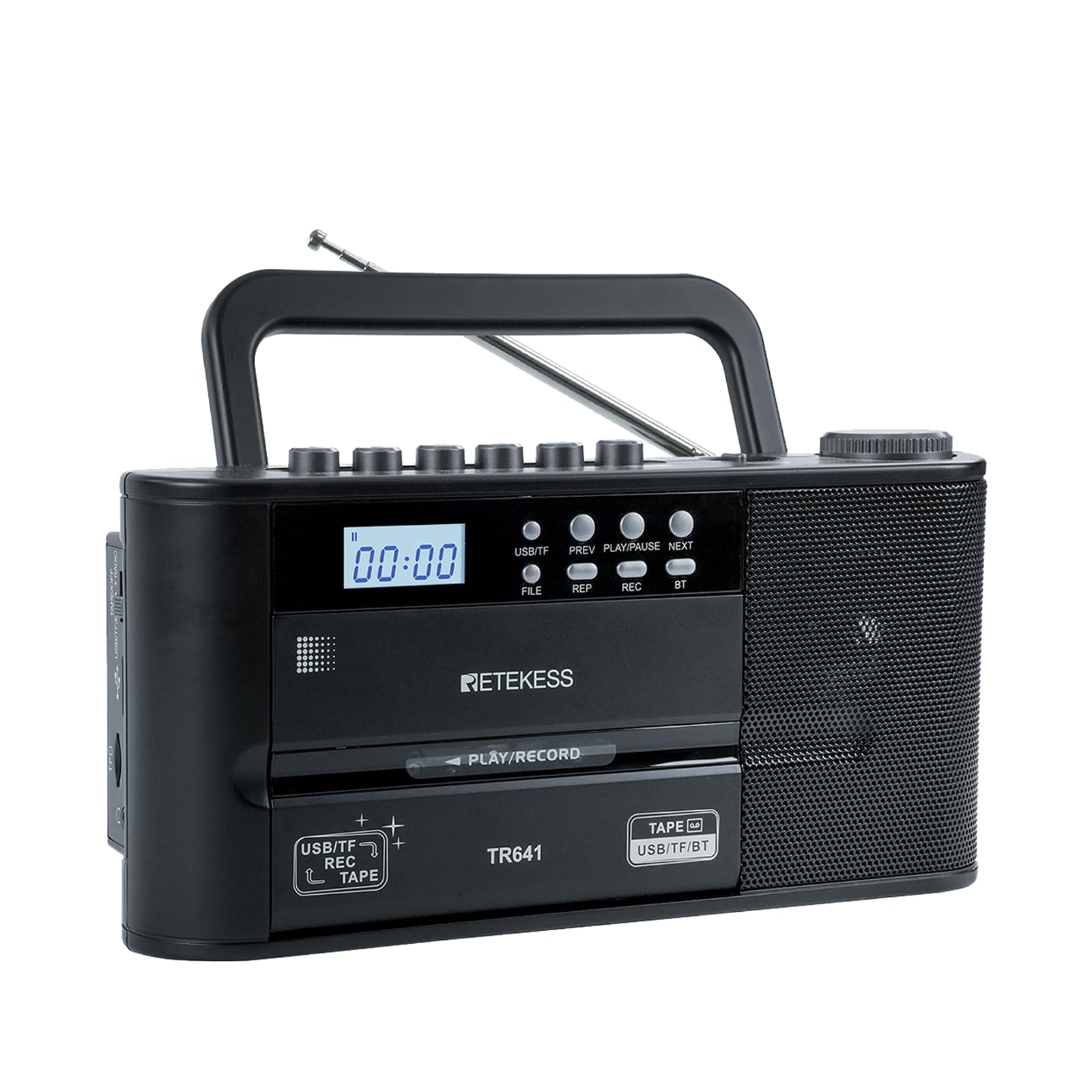 Retekess TR641 Lettore di Cassette e Radio Portatile