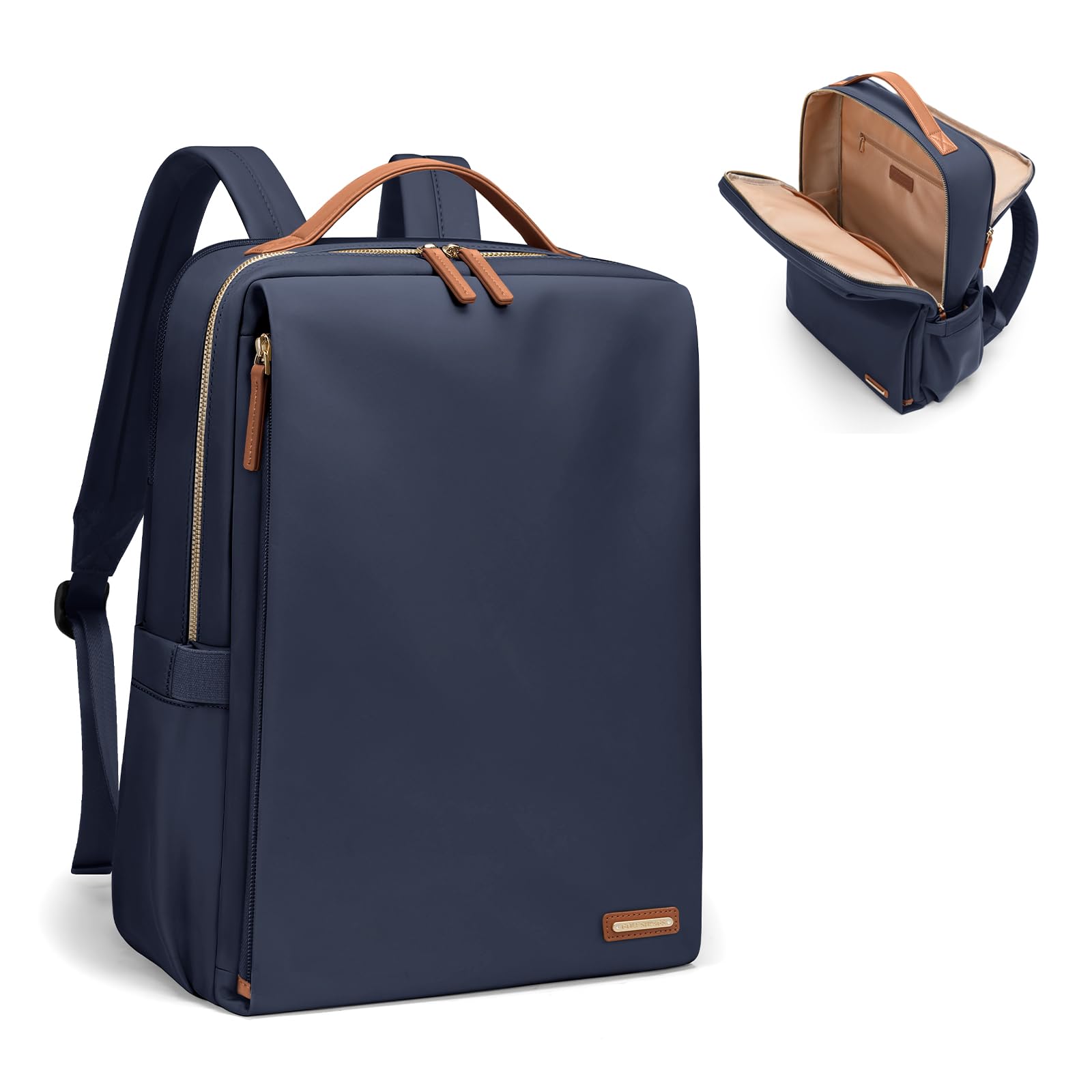 Zaino Laptop Donna 15,6 Pollici Approvato Compagnia Aerea, Blu