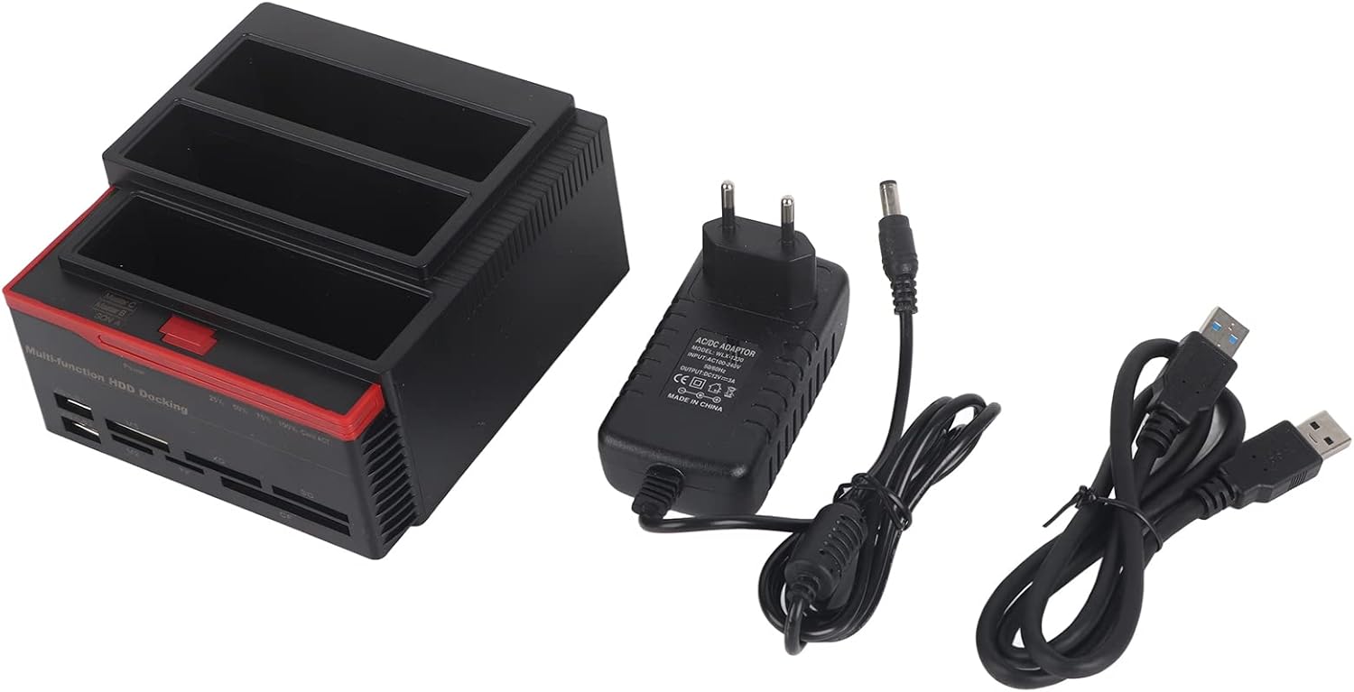 Gugxiom Docking Station IDE USB 3.0 Doppio Alloggiamento - immagine 3