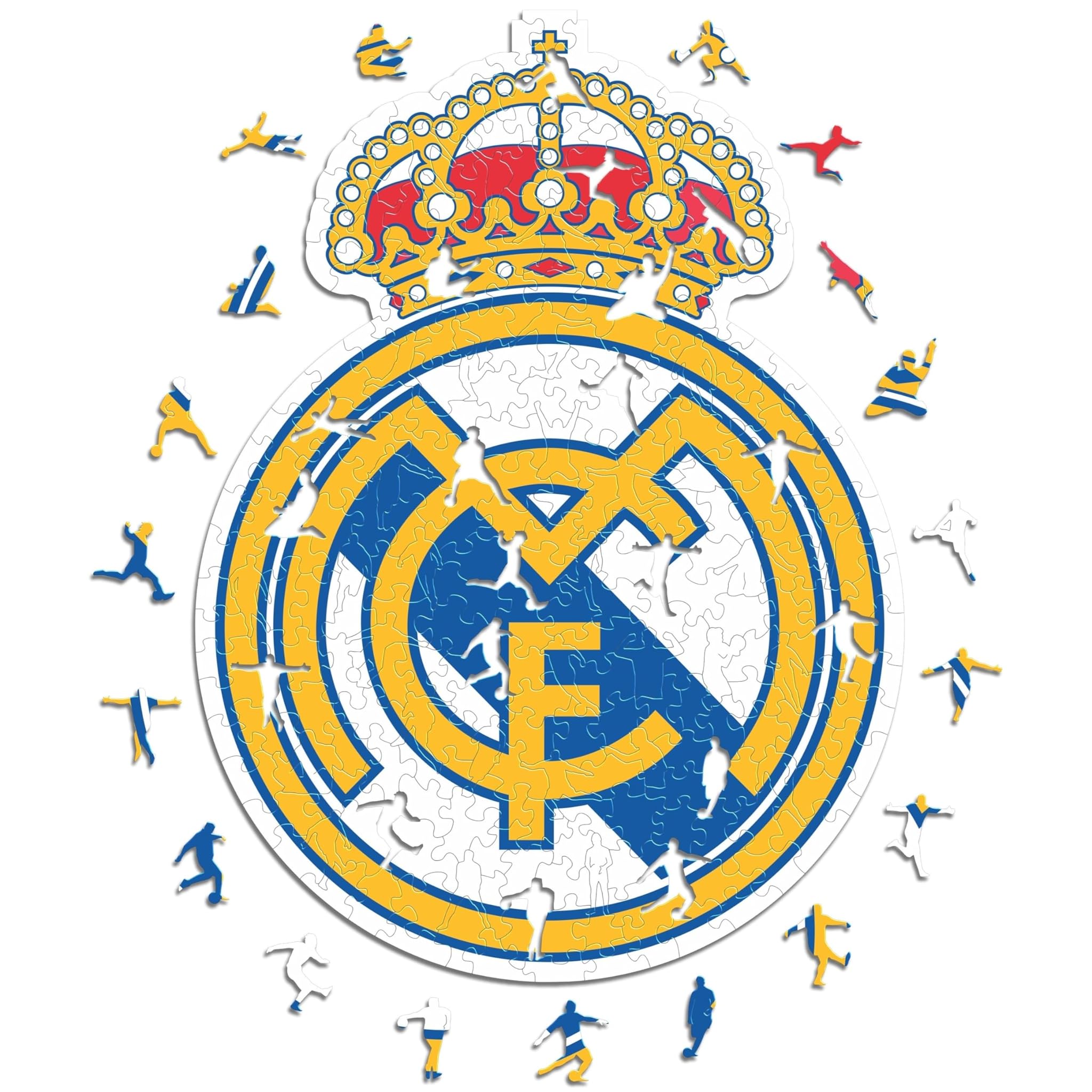 Iconic Puzzles Real Madrid Logo - Puzzle Legno 270 Pezzi