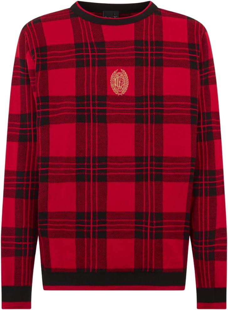 AC Milan Maglione di Natale 2024 - Fantasia Quadri, XXL - immagine 1