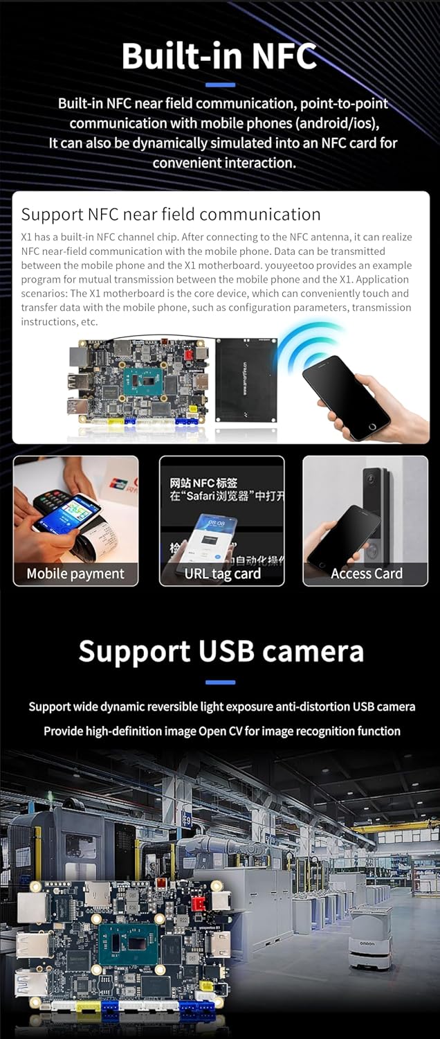 Youyeetoo X1 – N5105 x86 Computer a Scheda Windows - immagine 8