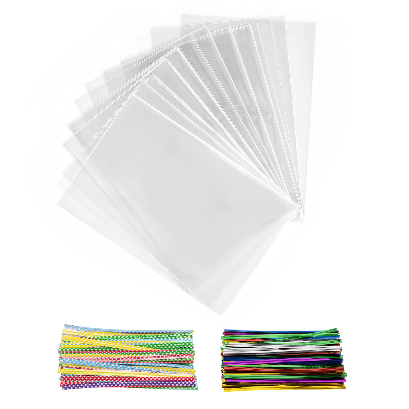 Sacchetti Caramelle Trasparenti 25x15 cm - 200 Pezzi