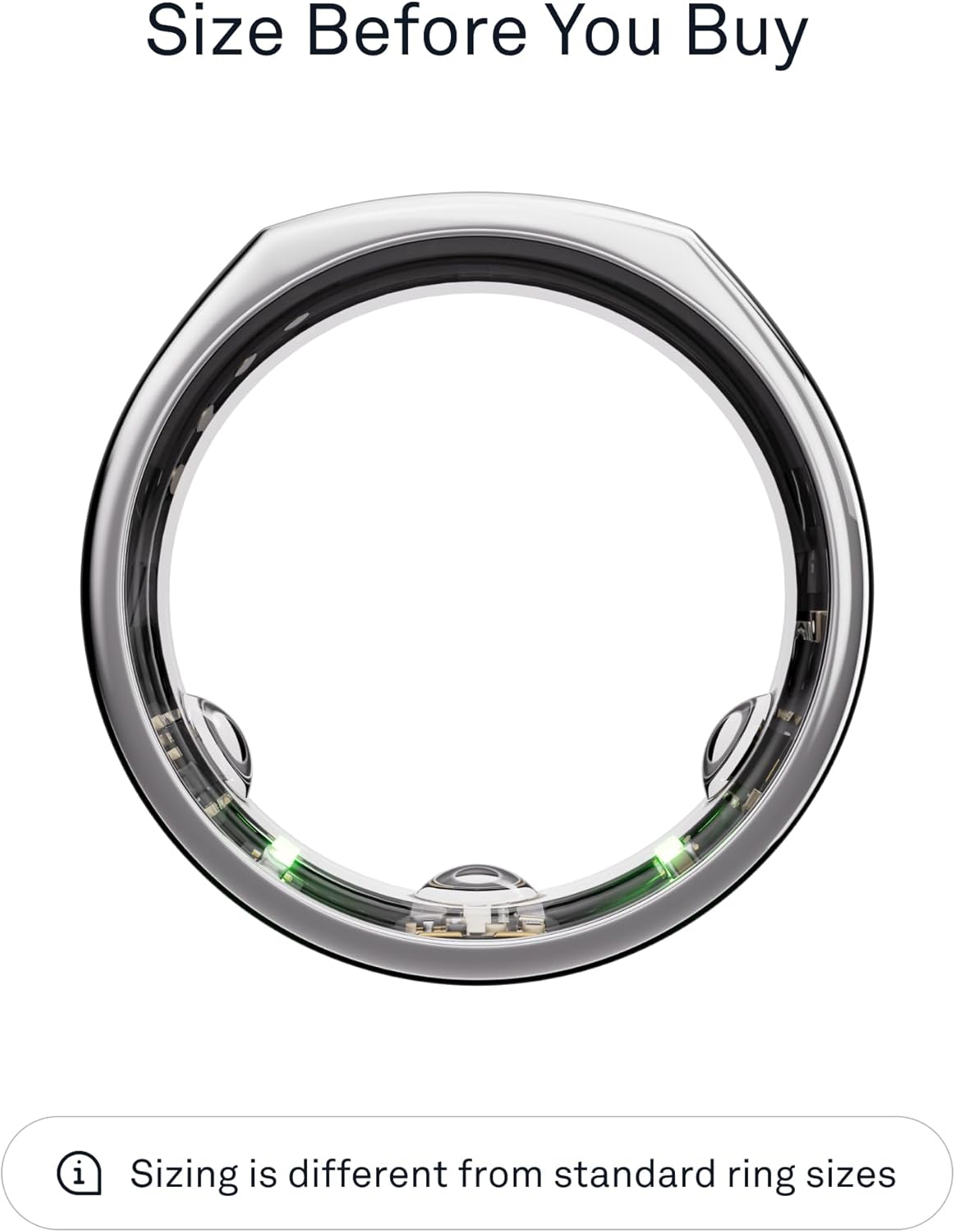Oura Ring Gen3 Heritage - Misura 6, Silver - immagine 2