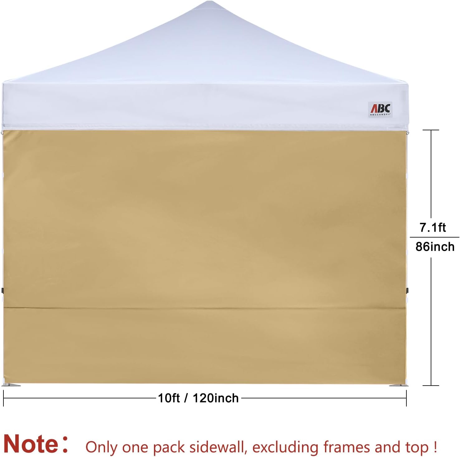 Abccanopy Gazebo Istantaneo SunWall 3,05 x 3,05 m - immagine 2