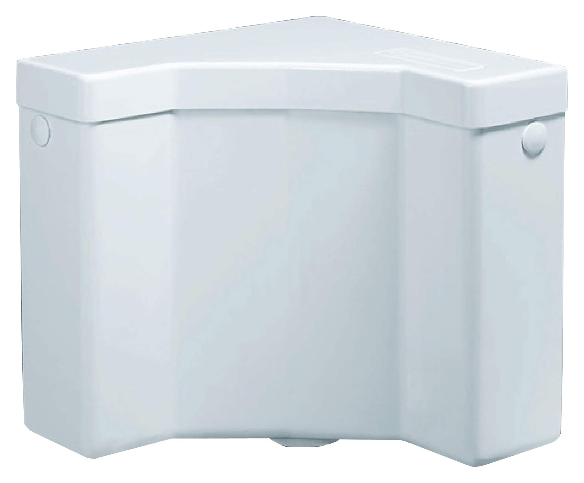 Negrari N1050 Cassetta di risciacquo Angolare, Bianco