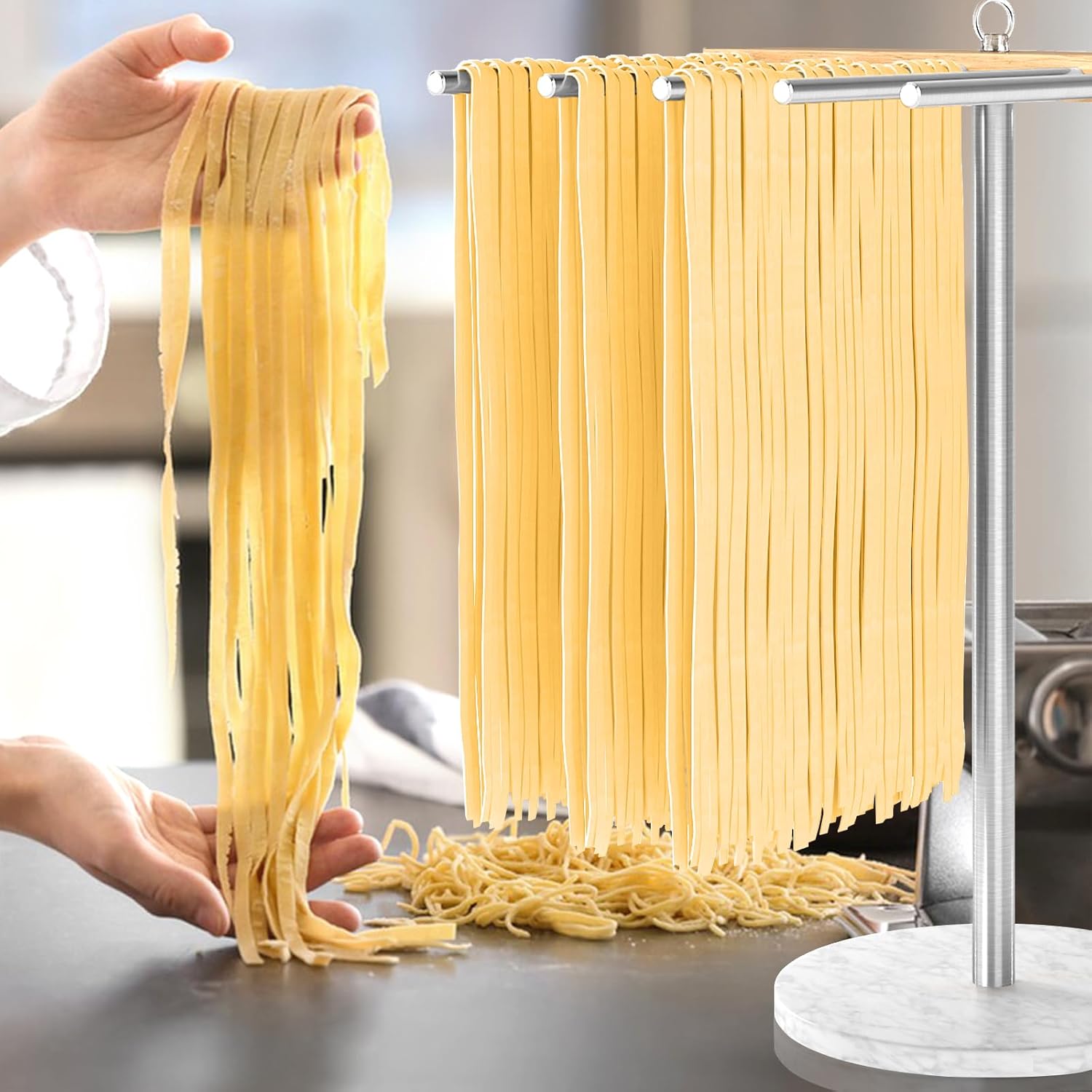Staffa per Tagliatelle in Acciaio Inox 304 con Manico - immagine 2