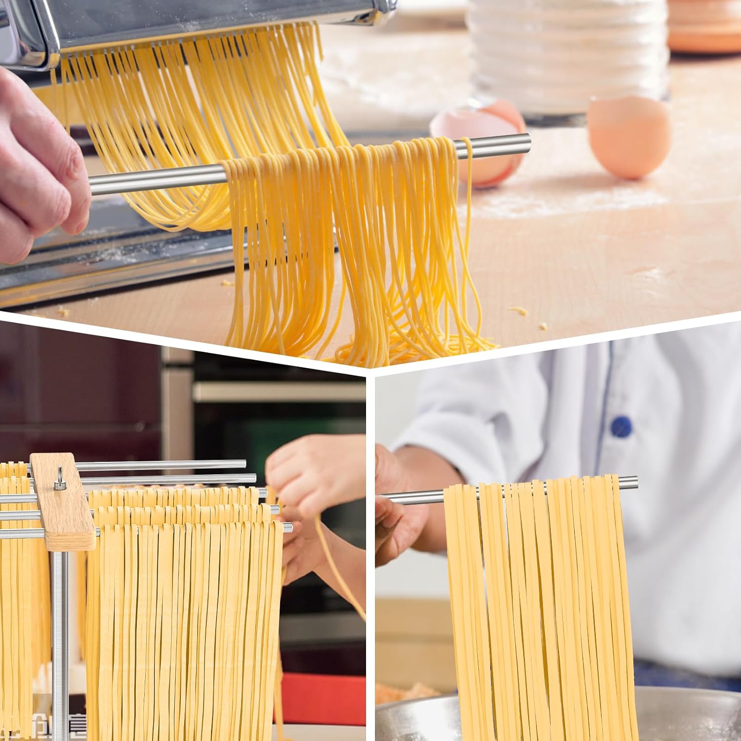Staffa per Tagliatelle in Acciaio Inox 304 con Manico - immagine 3