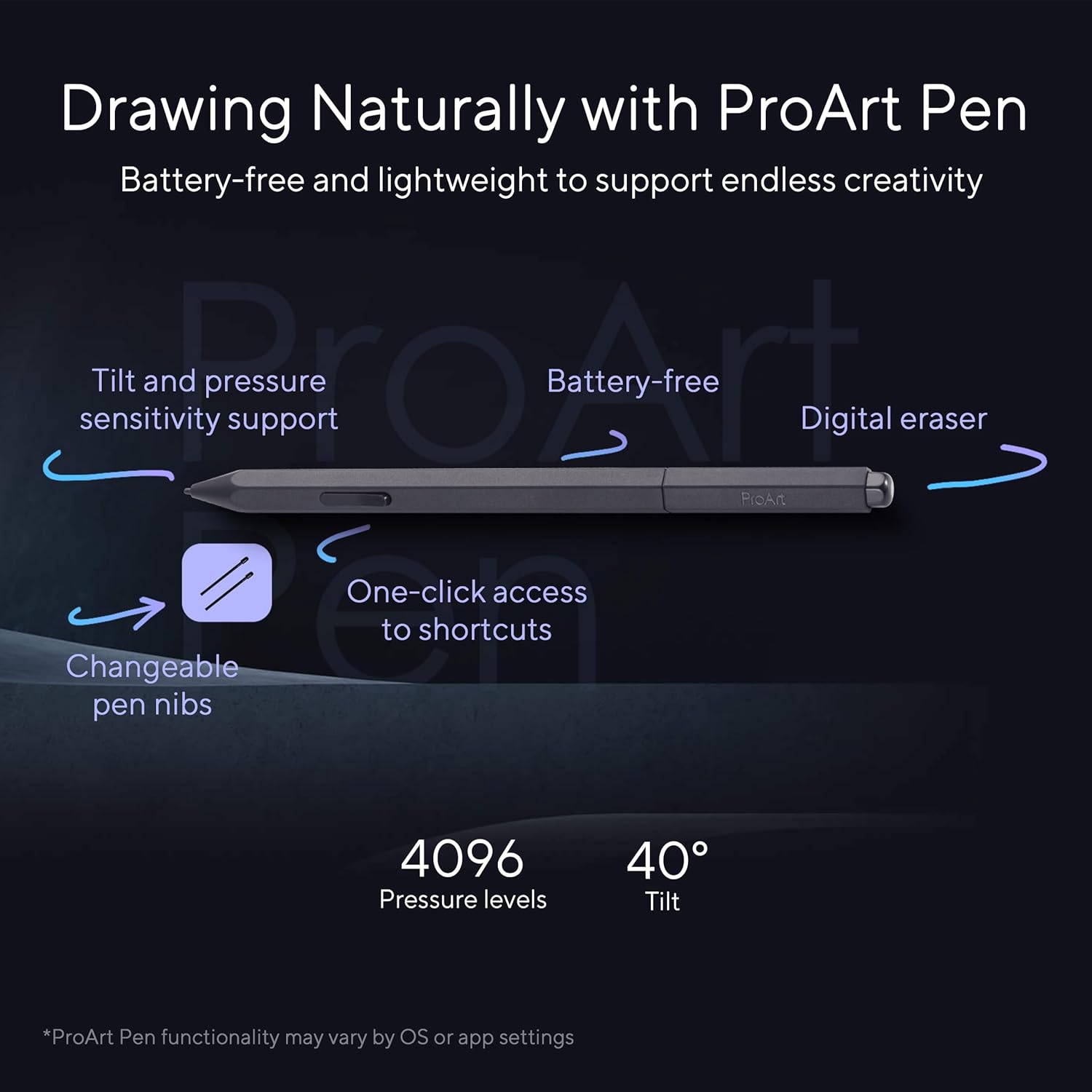 Asus PROART PEN MPA01 - Penna Digitale WACOM EMR - immagine 3