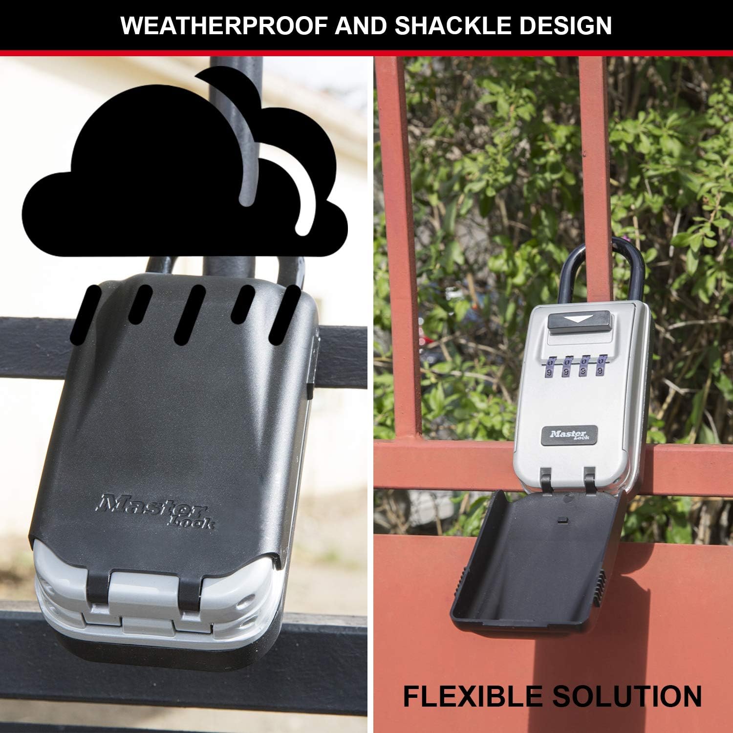 Master Lock 5424EURD Cassaforte per Chiavi con Arco - immagine 4