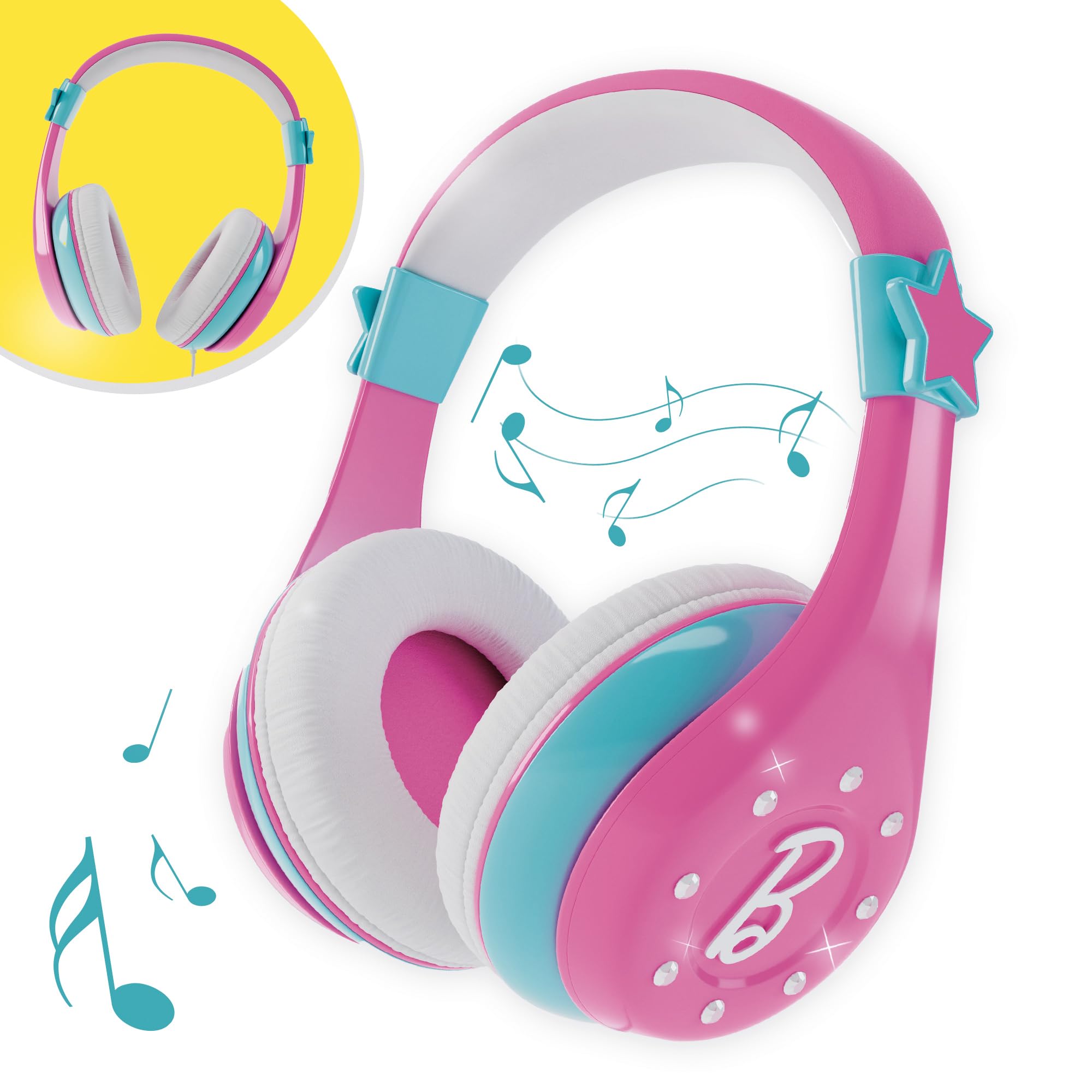 Lisciani Giochi Blueetooth Headphones Barbie Fashion