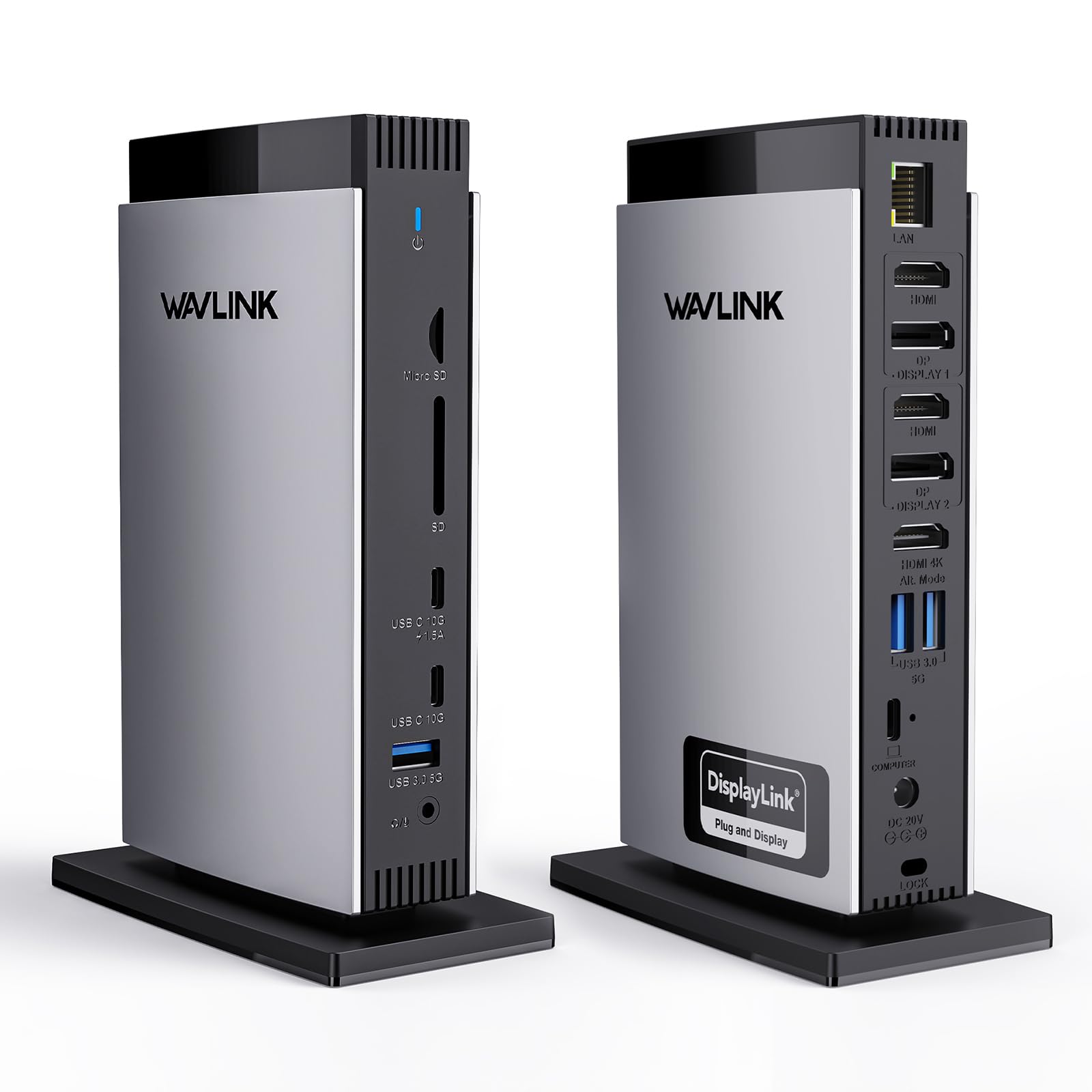 Wavlink Docking Station USB-C Triplo Display 4K+Dual 2K