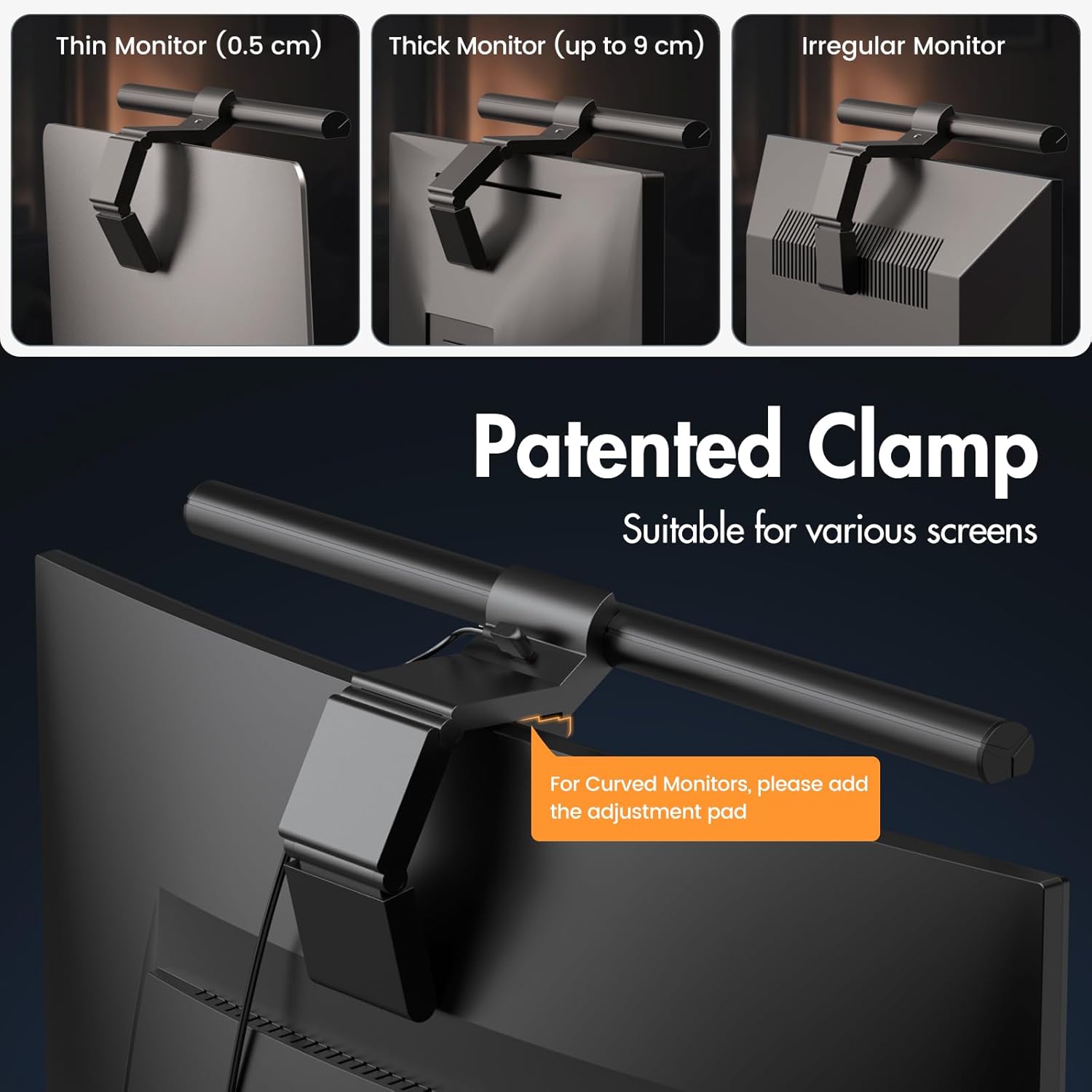 Quntis USB Lampada da Monitor con Telecomando 40CM - immagine 2