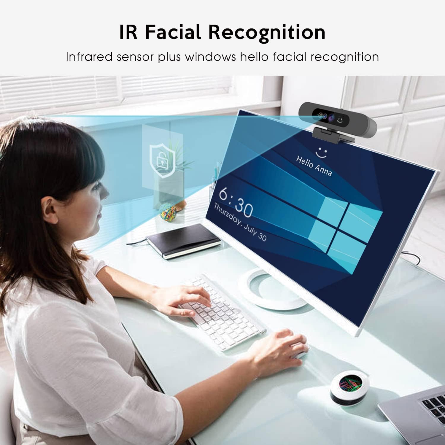 Toallin Webcam 1080P per Windows Hello - immagine 2