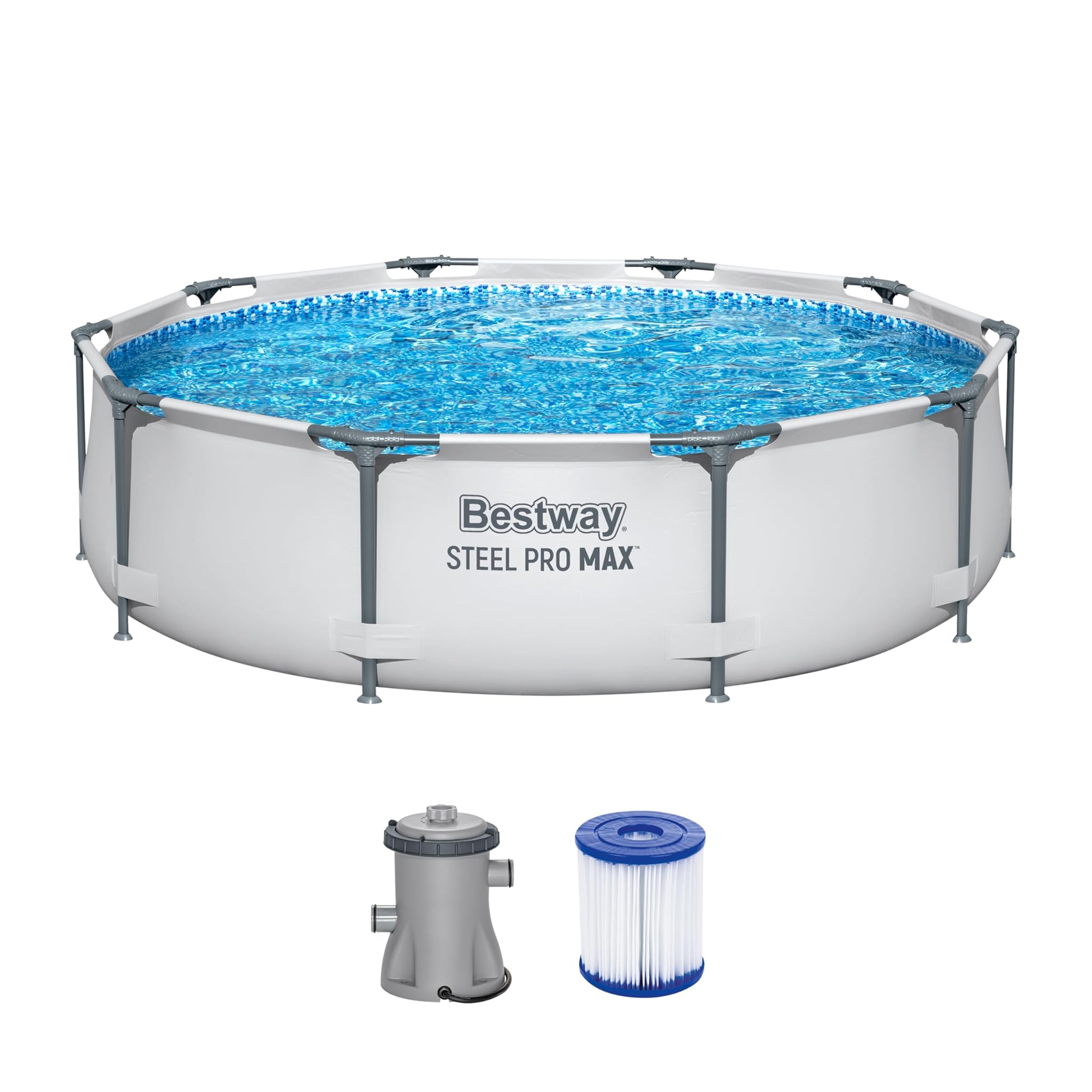Bestway Steel Pro MAX - Piscina Fuori Terra Rotonda