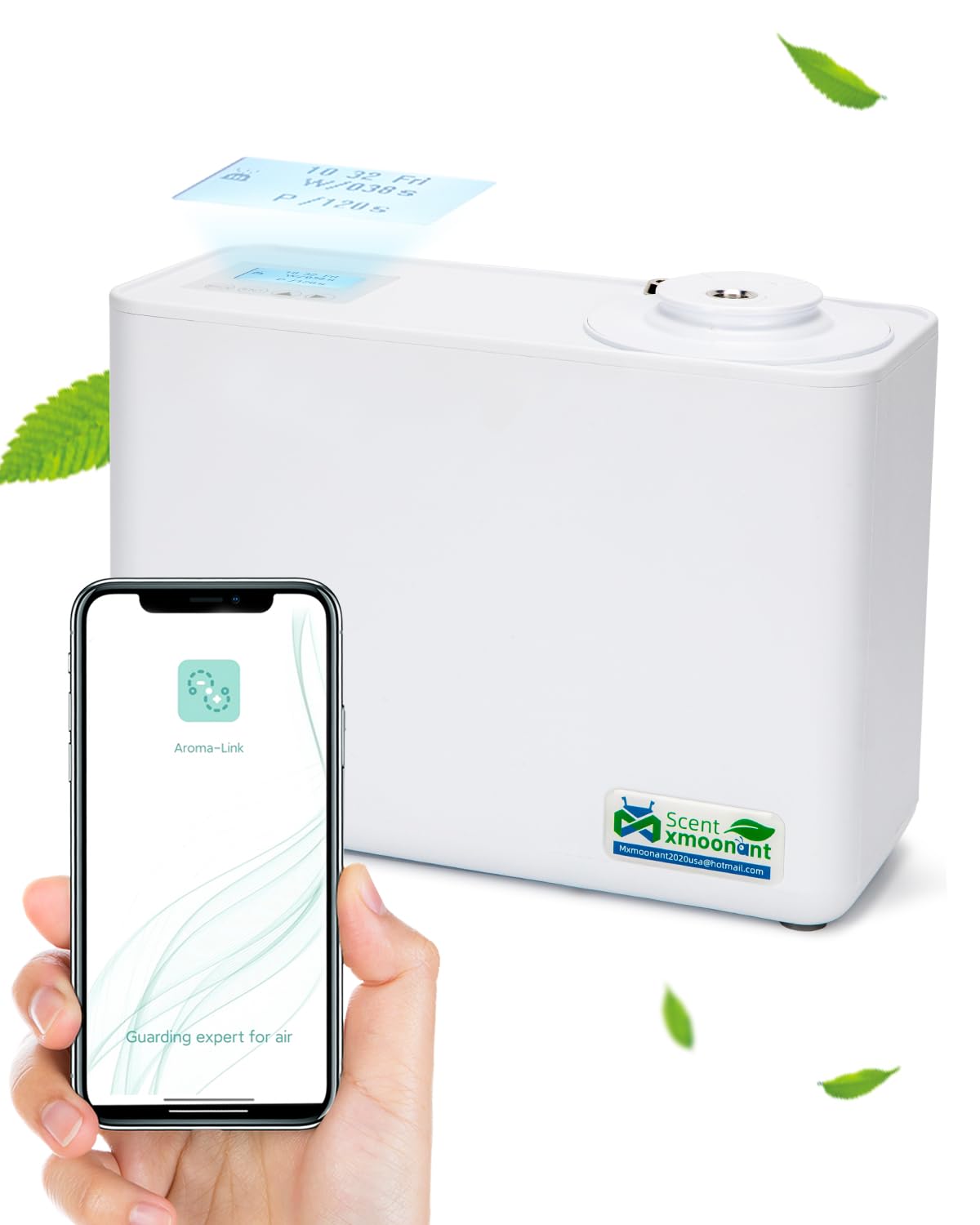 Mxmoonant Diffusore Oli Essenziali Senza Acqua 3000m³